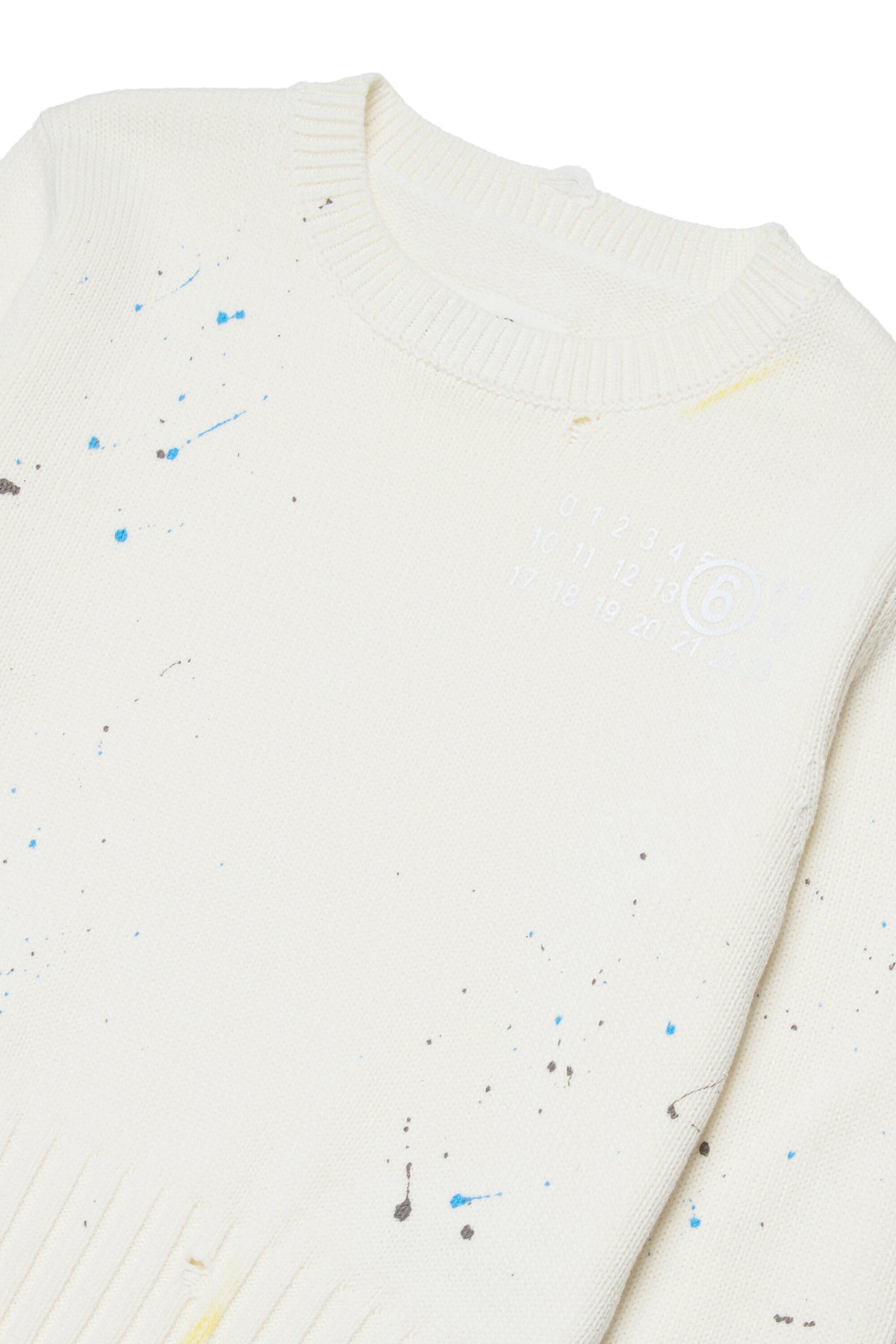 Jersey de cuello redondo con logo