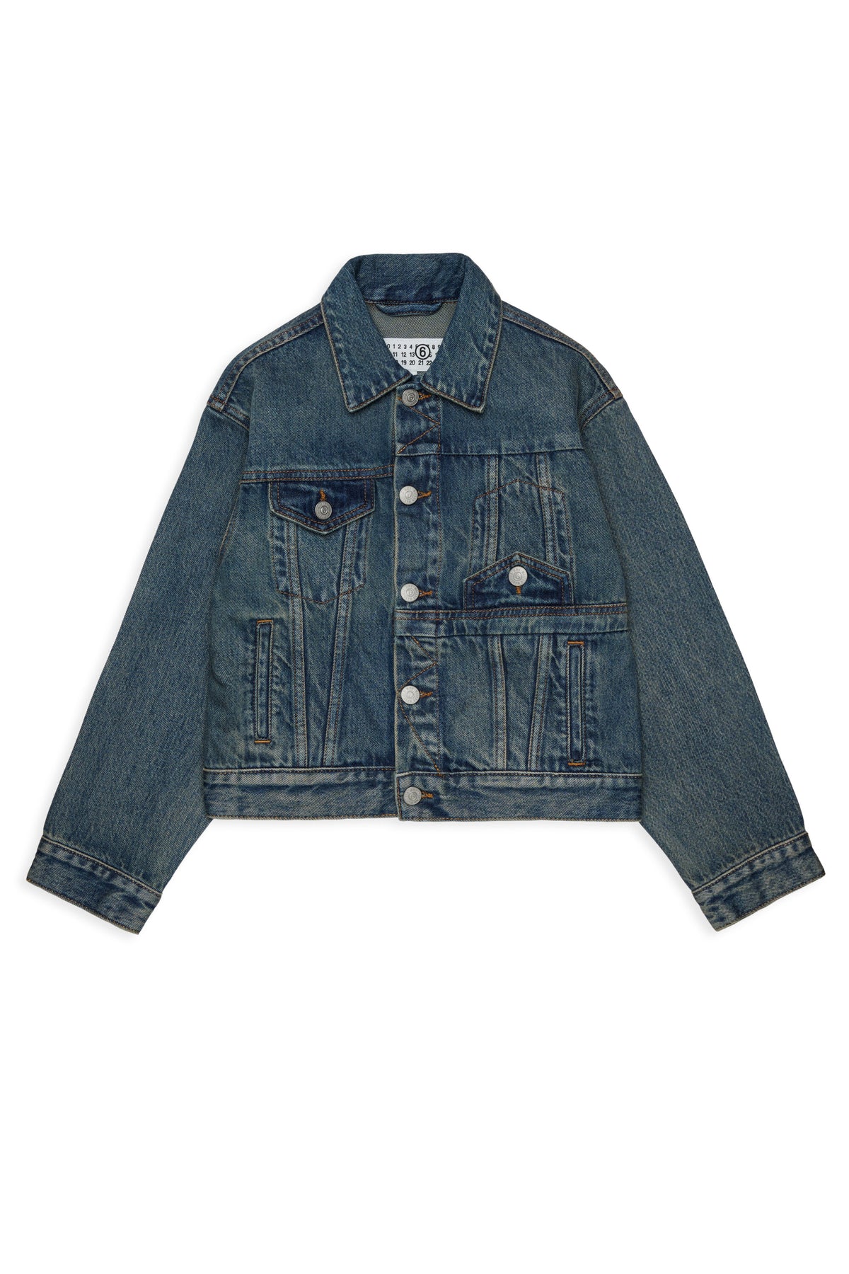 Veste en denim avec logo
