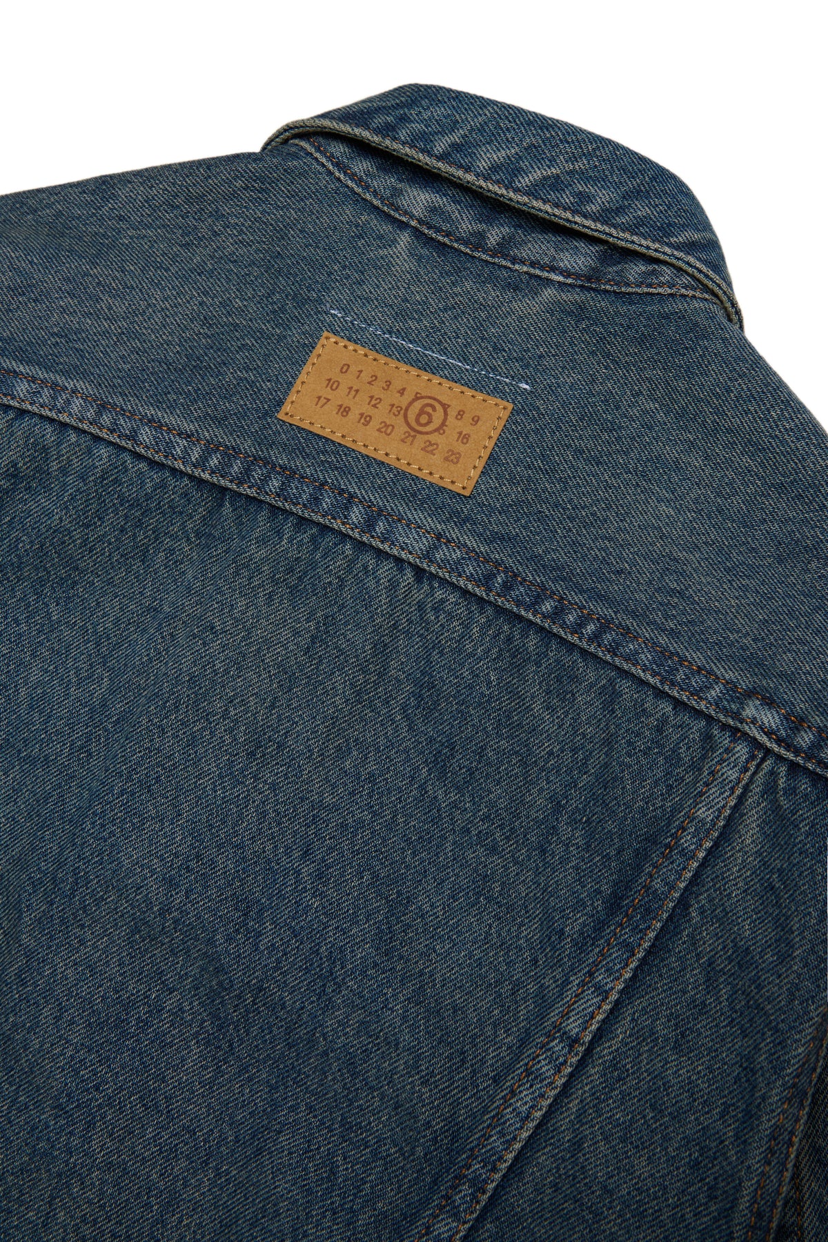 Veste en denim avec logo