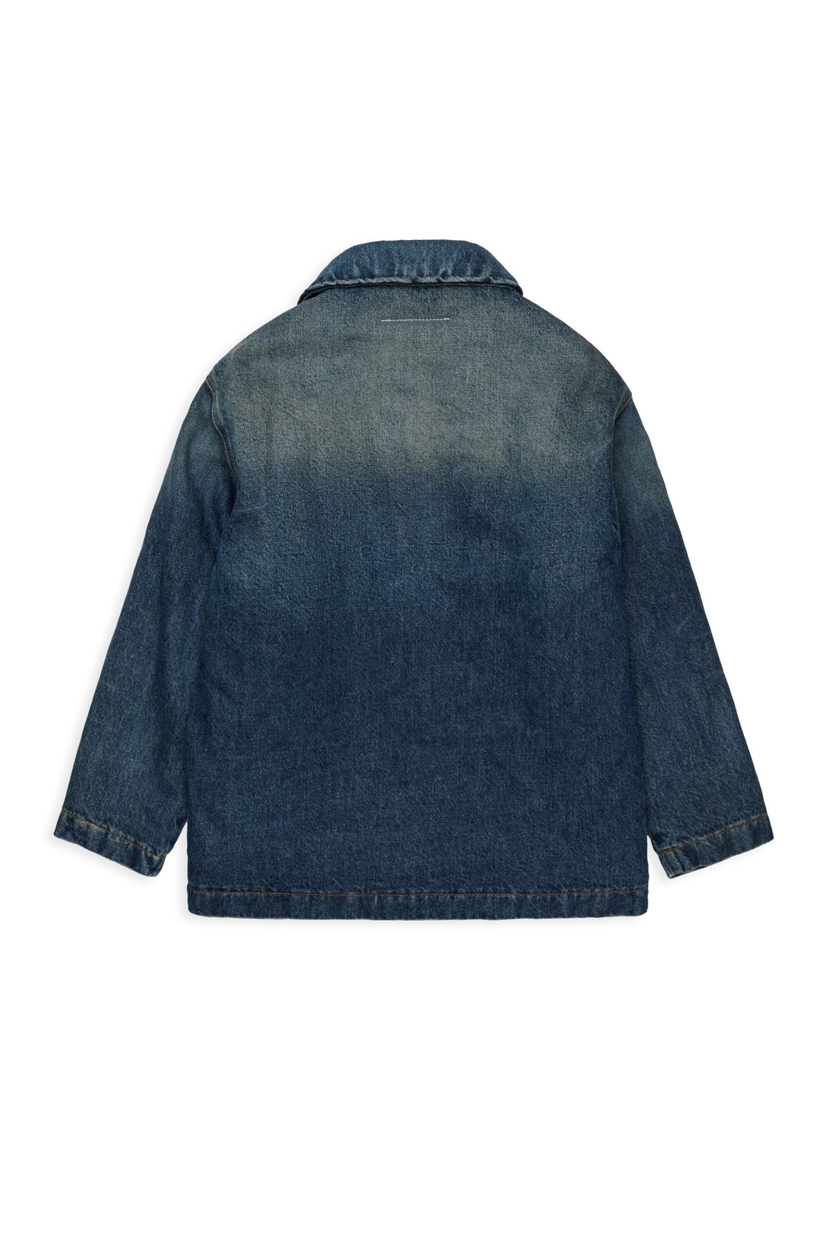 Denim jacket with logo