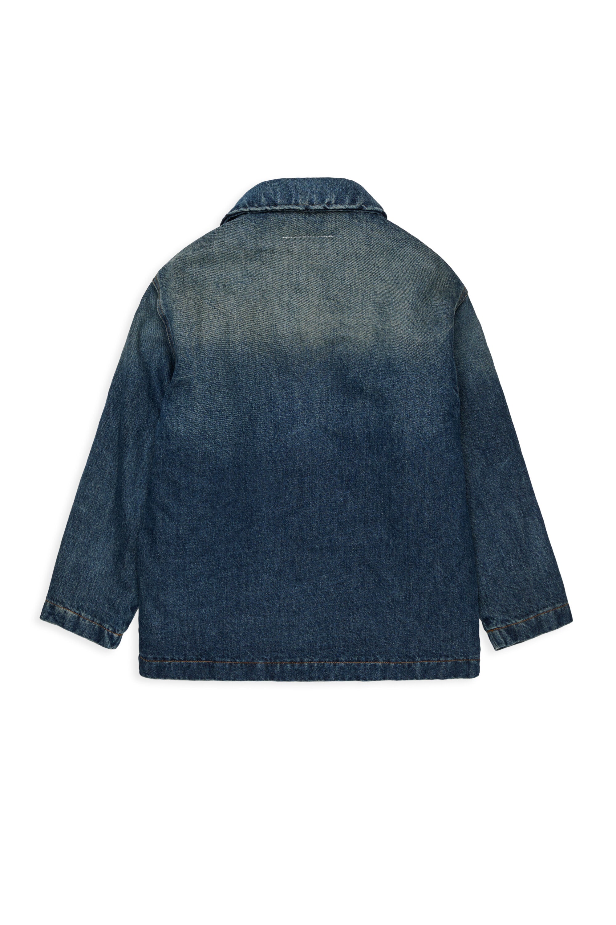Denim jacket with logo