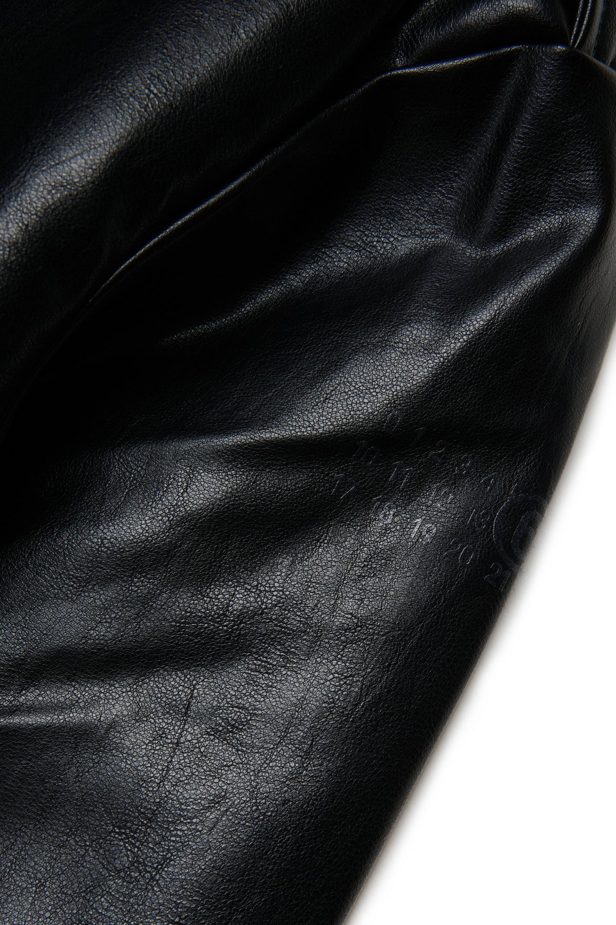 Biker jacket with printed logo