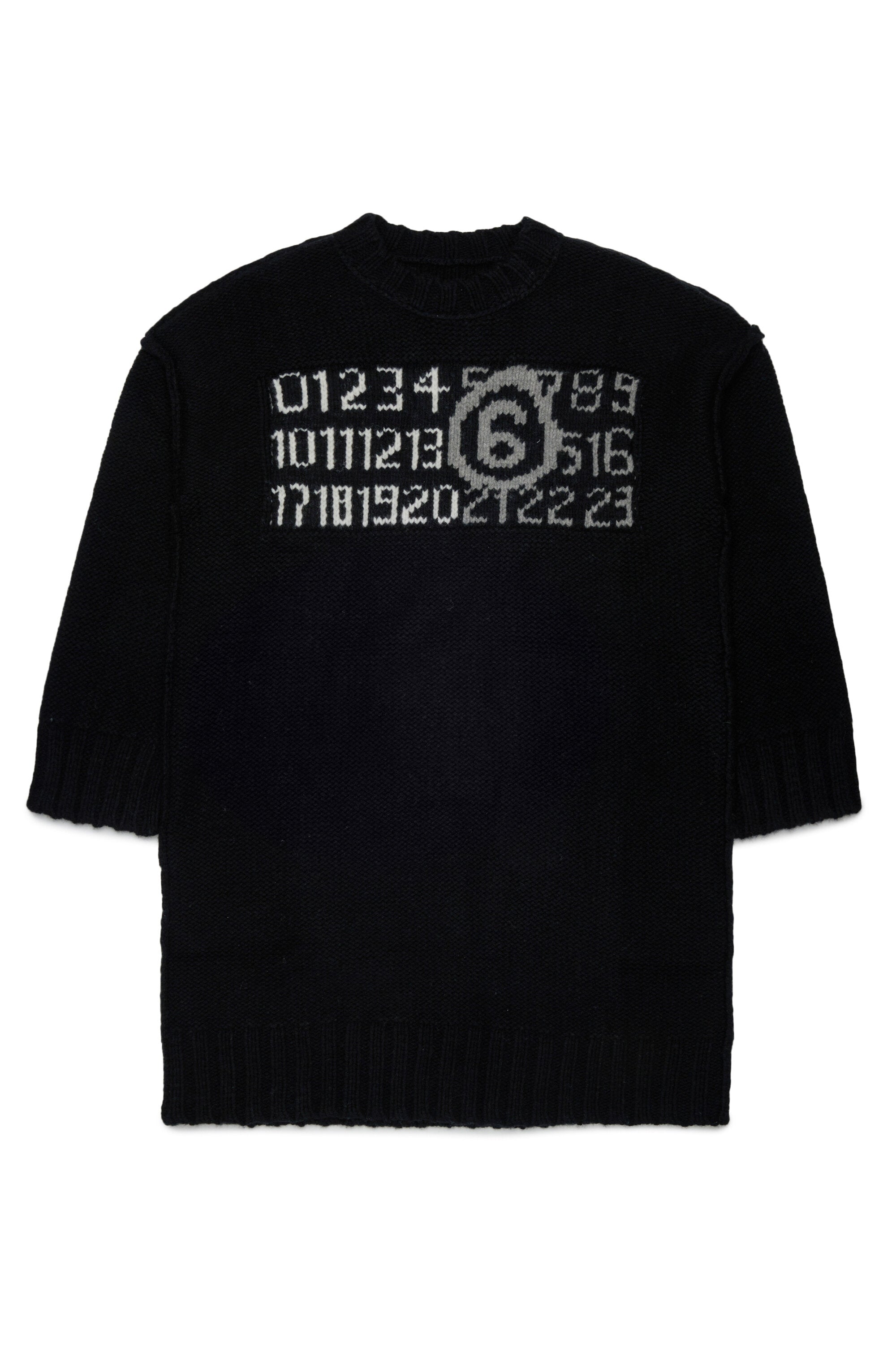 Vestido midi con logo numérico