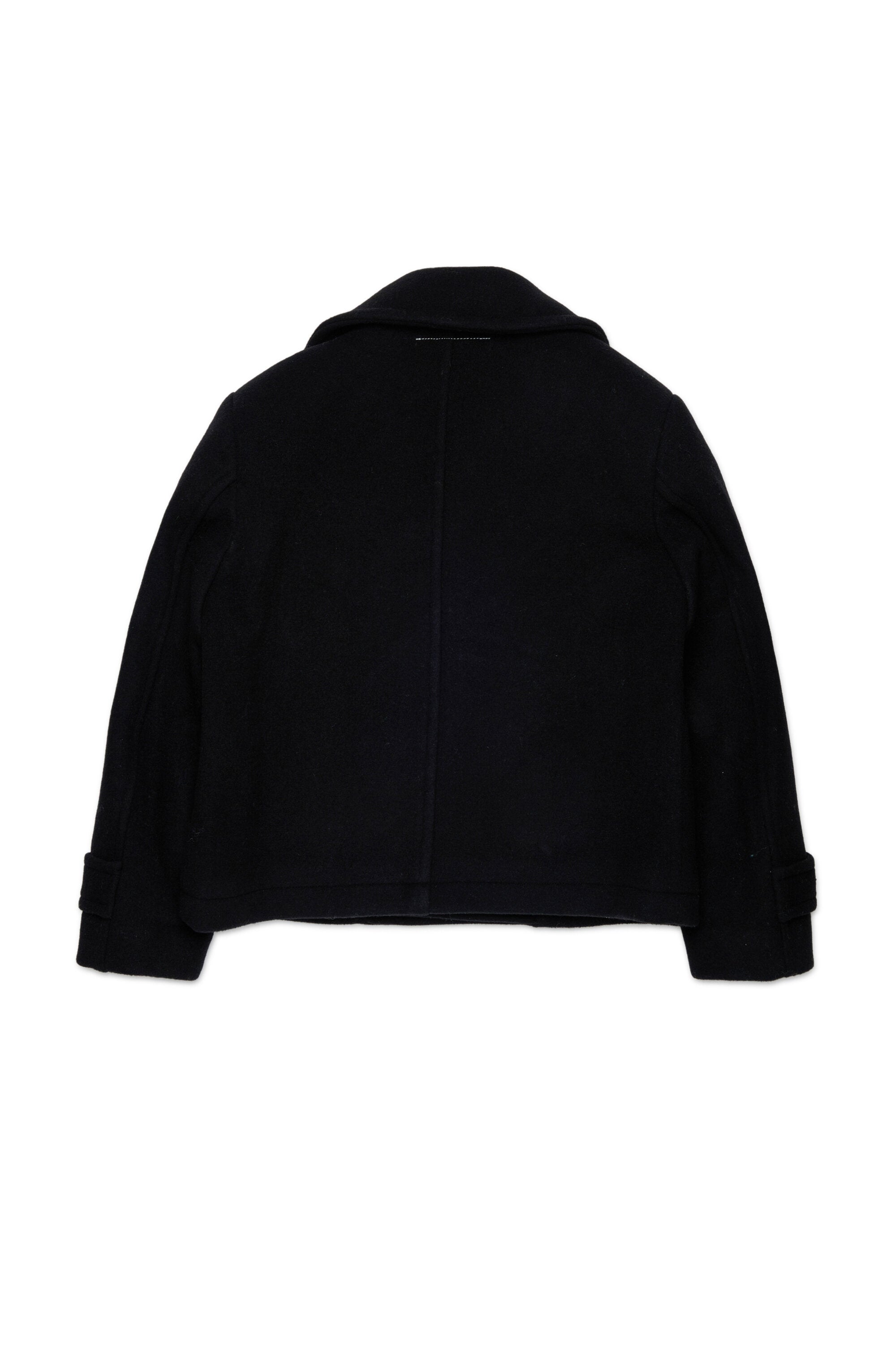 Double-breasted coat in wool blend
