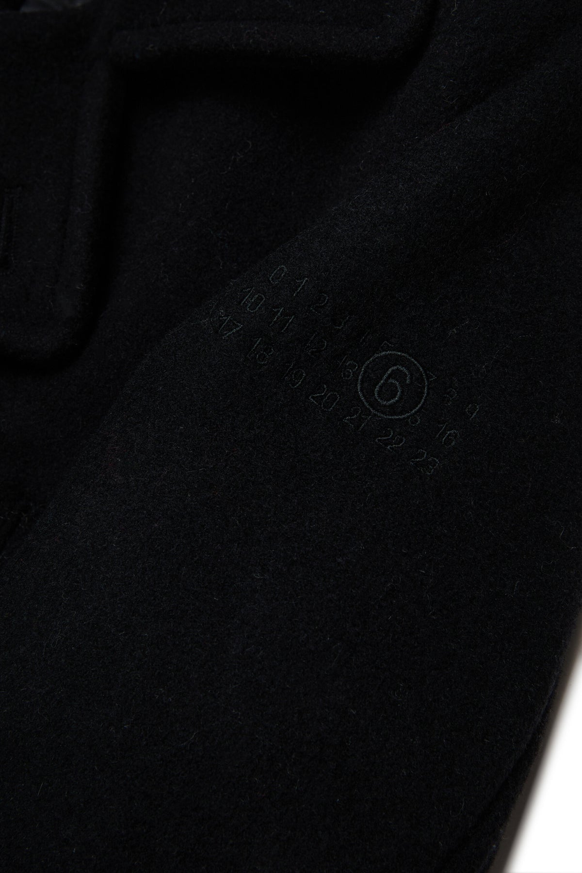 Manteau croisé en mélange de laine