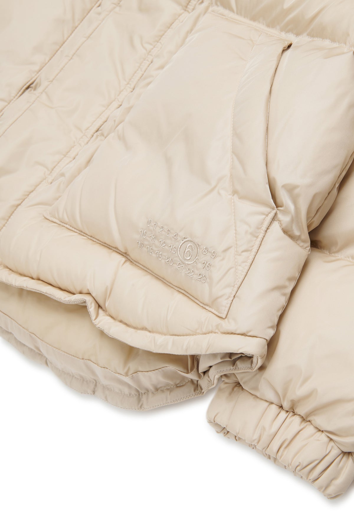 Chaqueta acolchada con logo