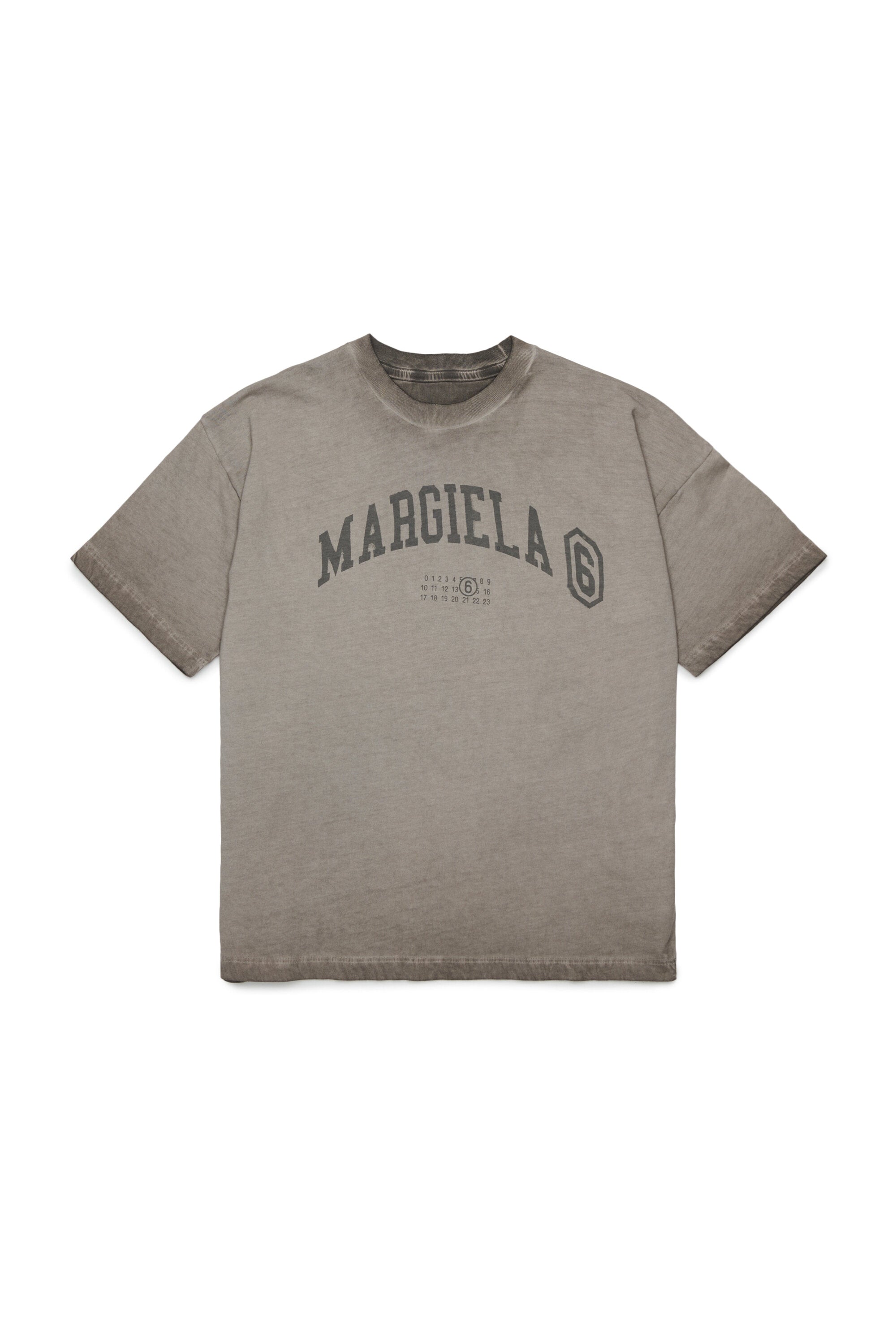 Camiseta de cuello redondo con logo