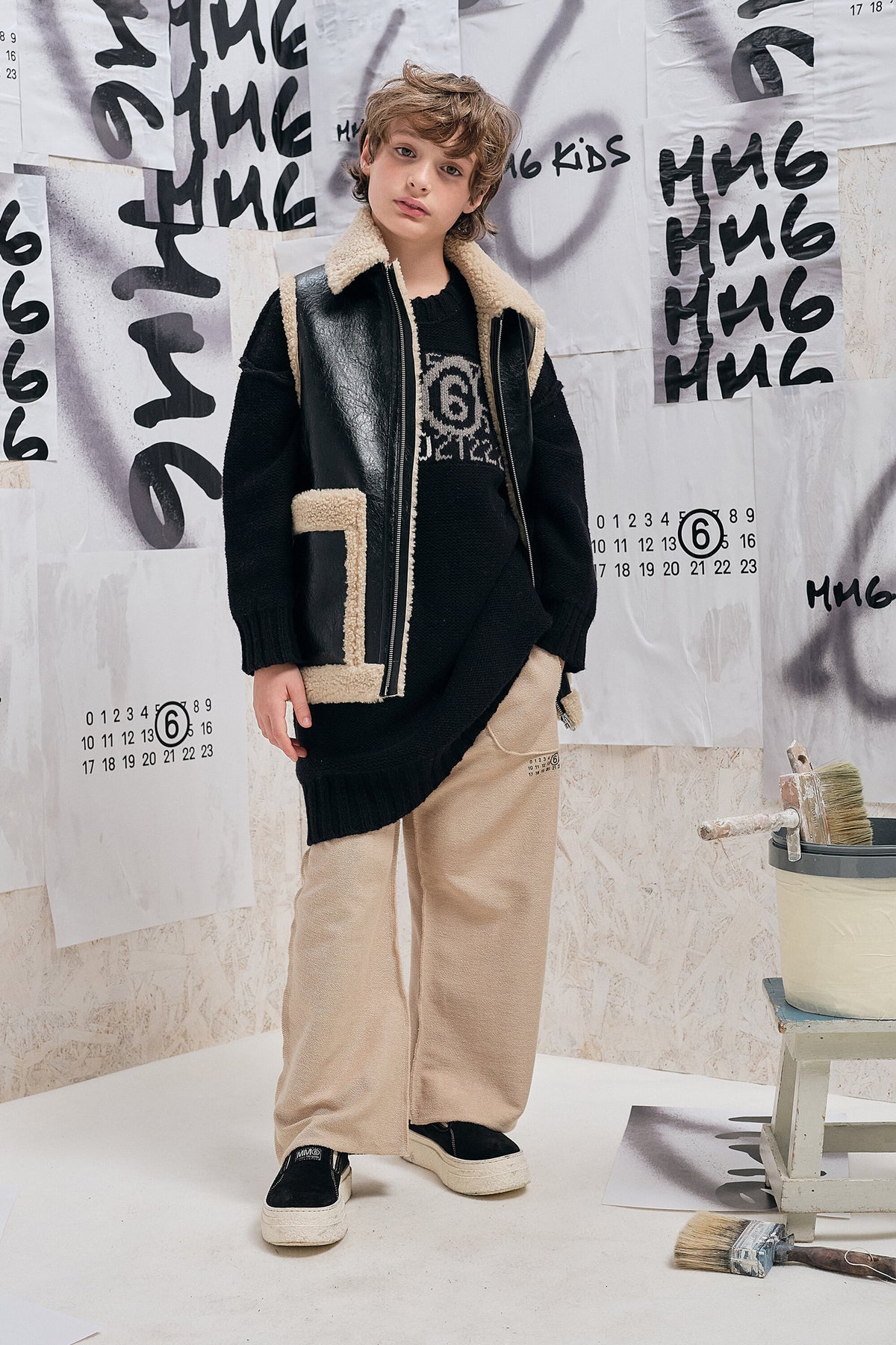 Gilet effet shearling