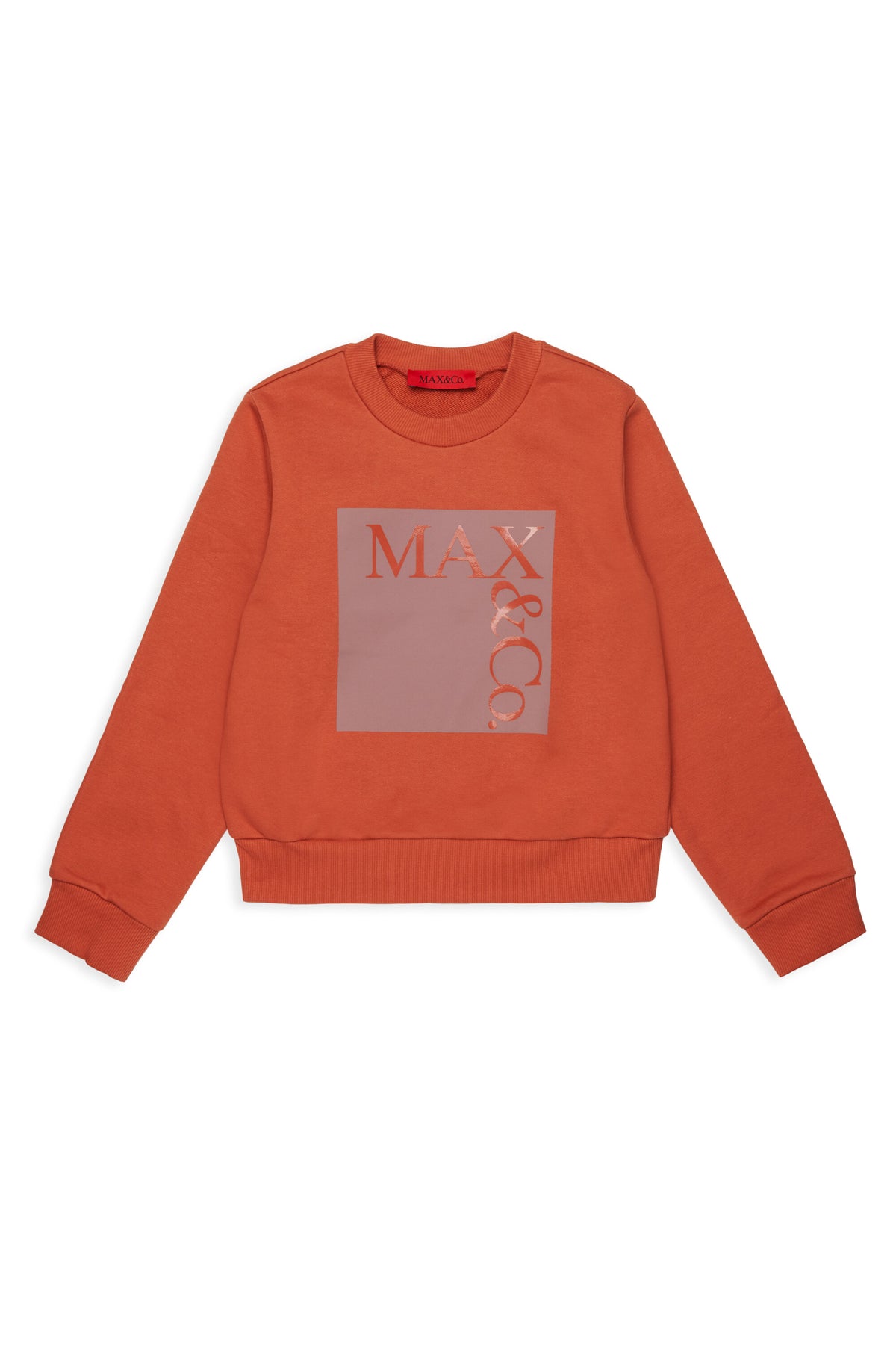 Sweat-shirt col ras du cou avec logo