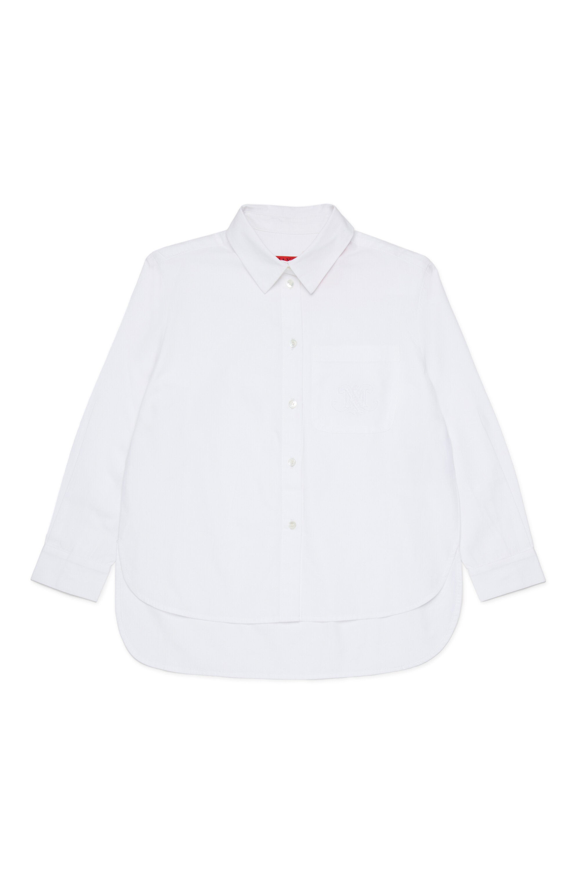 Poplin shirt with logo