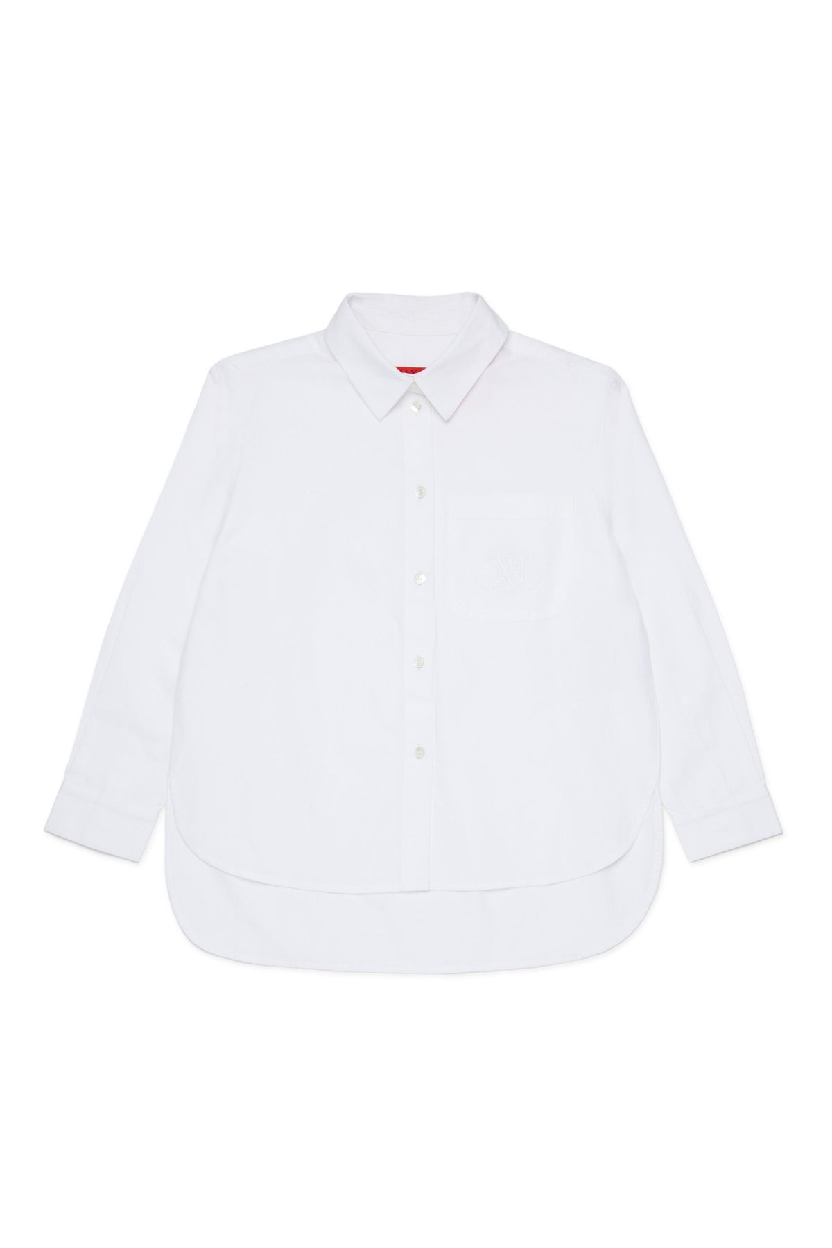 Chemise en popeline avec logo