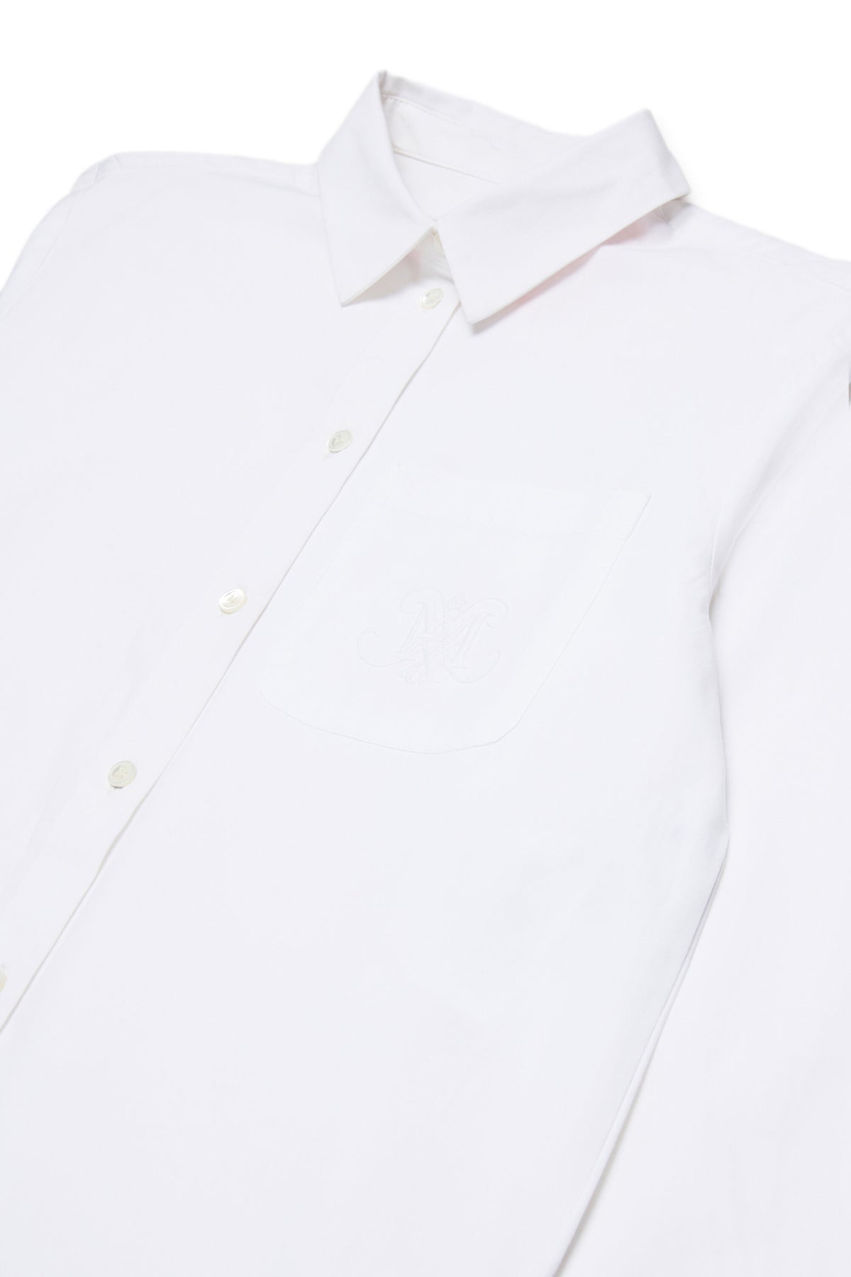 Chemise en popeline avec logo