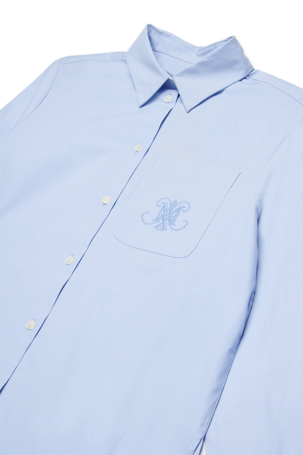 Chemise en popeline avec logo
