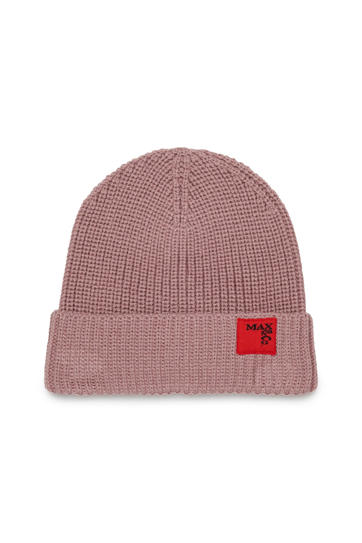 Bonnet en laine mélangée avec écusson