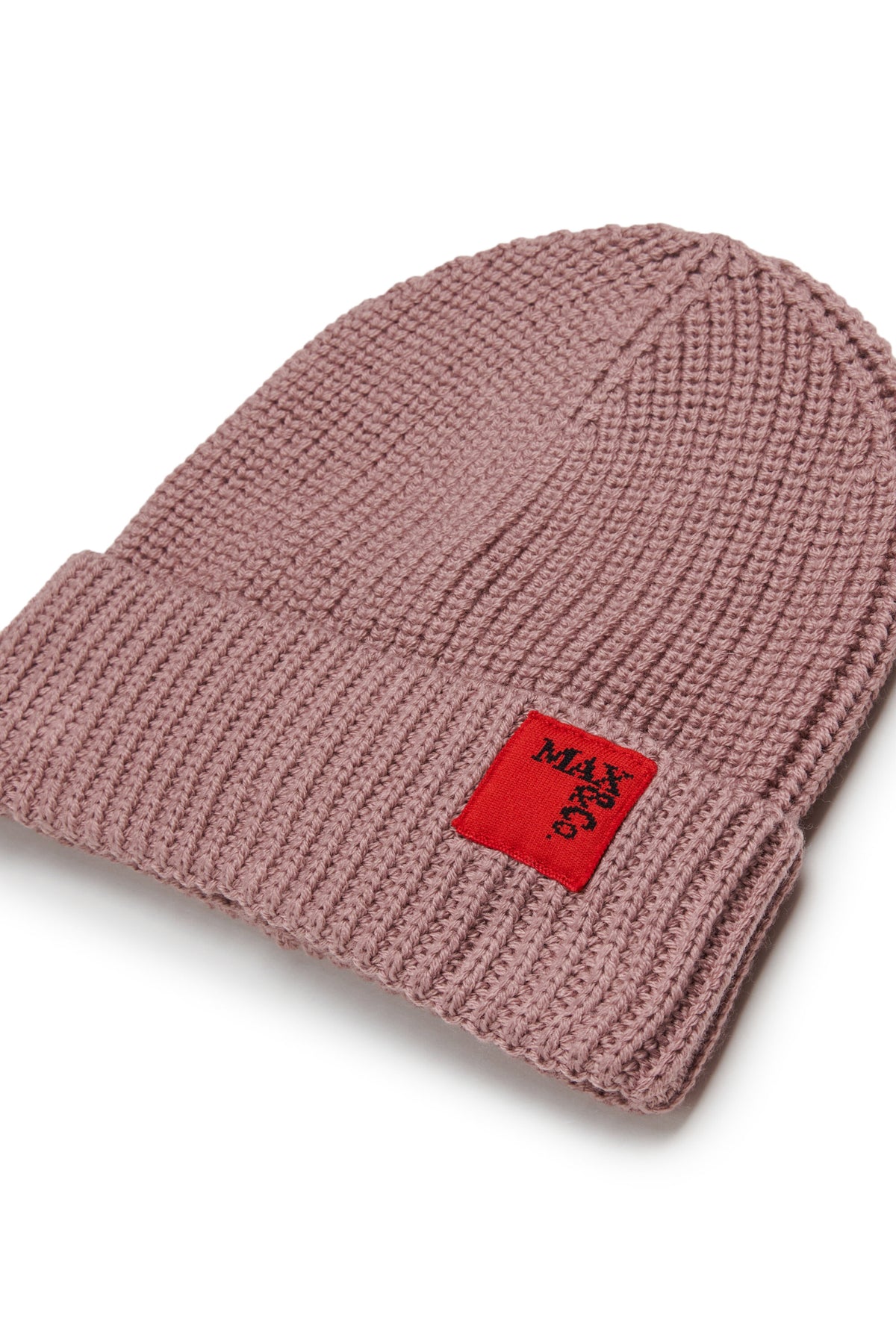 Bonnet en laine mélangée avec écusson