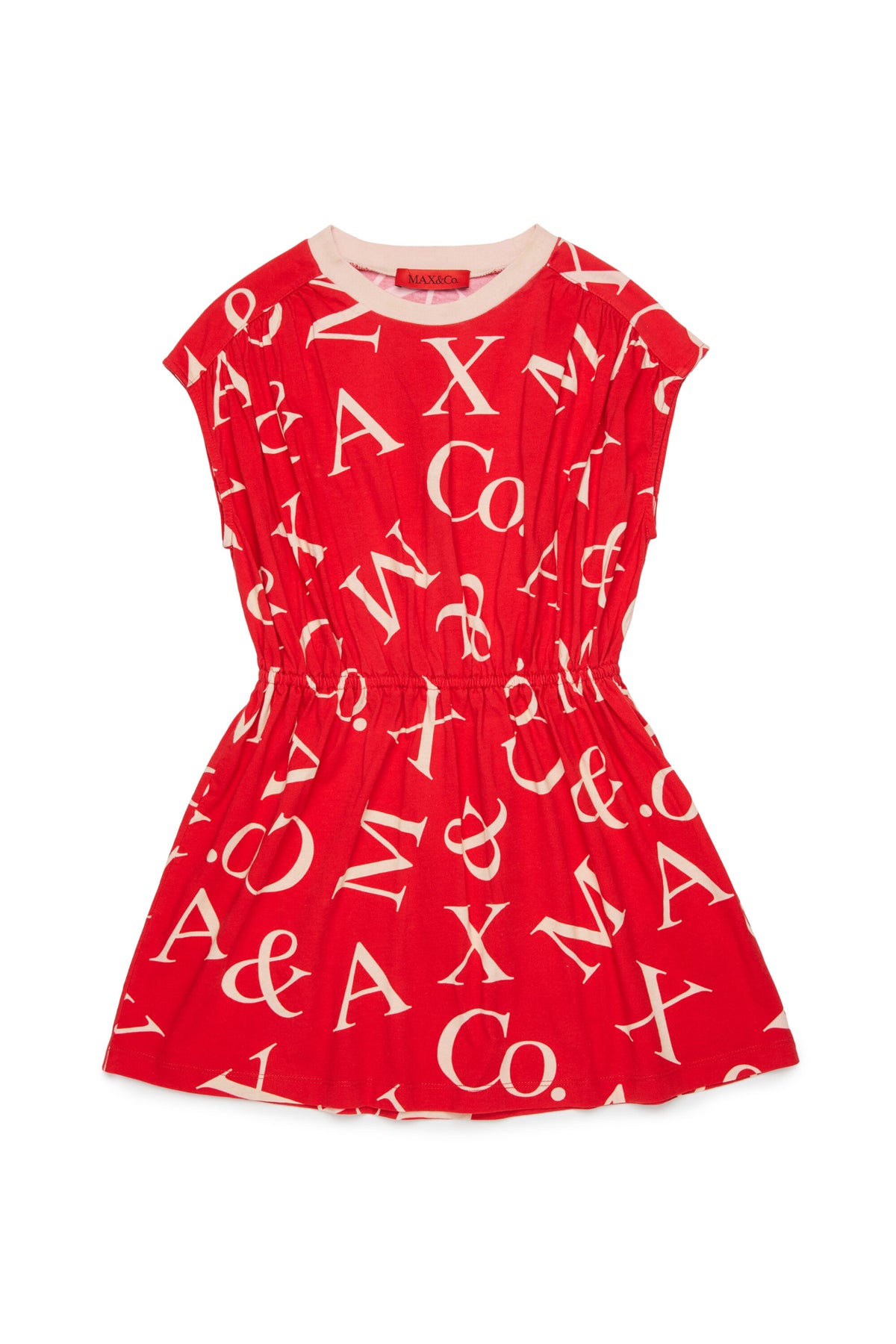 Vestido corto con logo