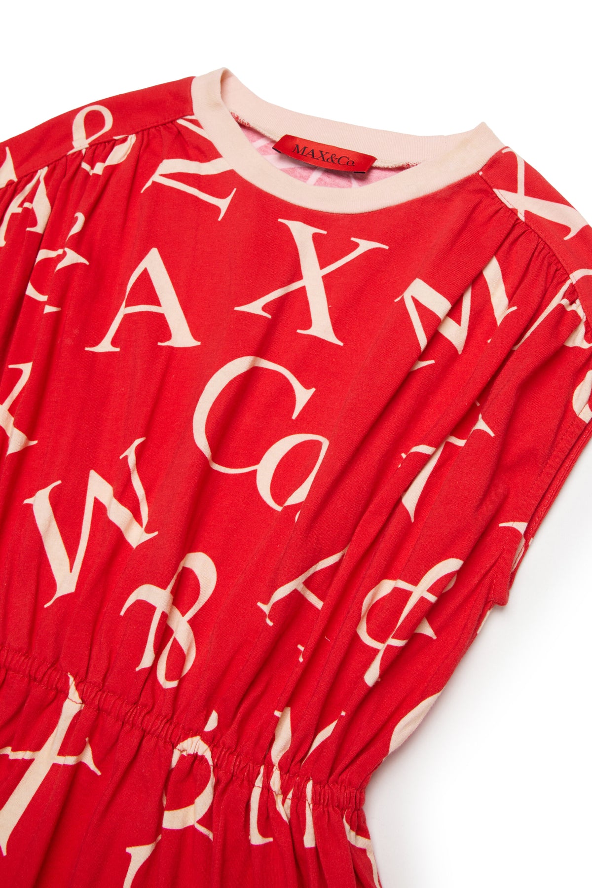 Vestido corto con logo