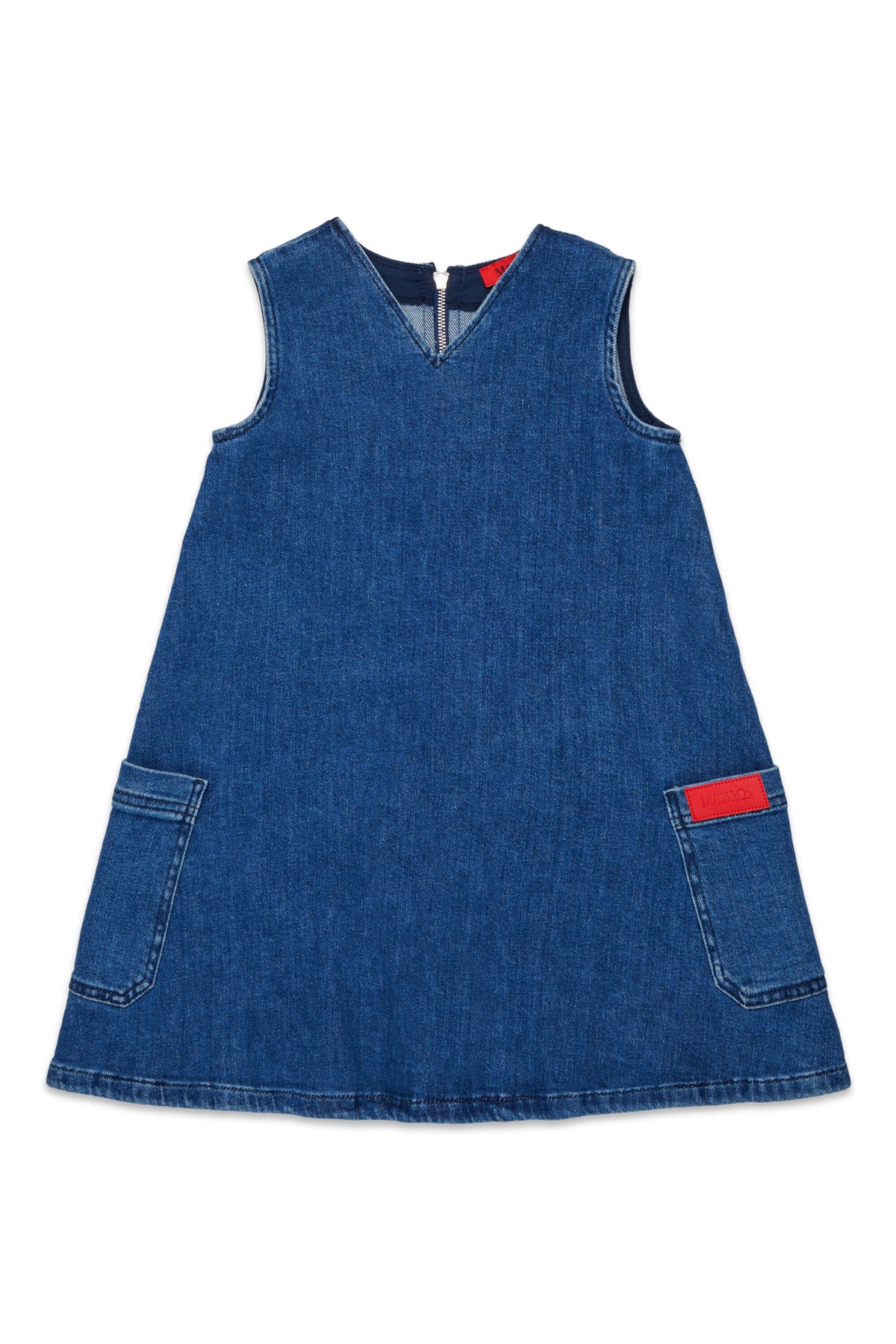 Vestido vaquero con logotipo