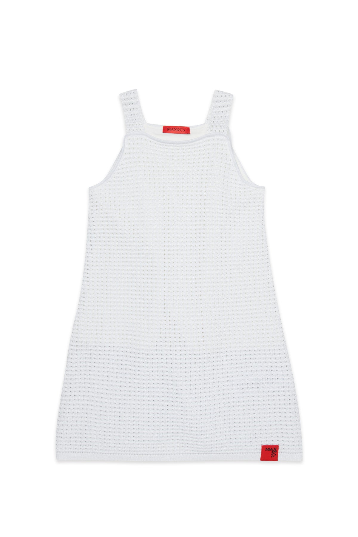 Vestido de punto con logo
