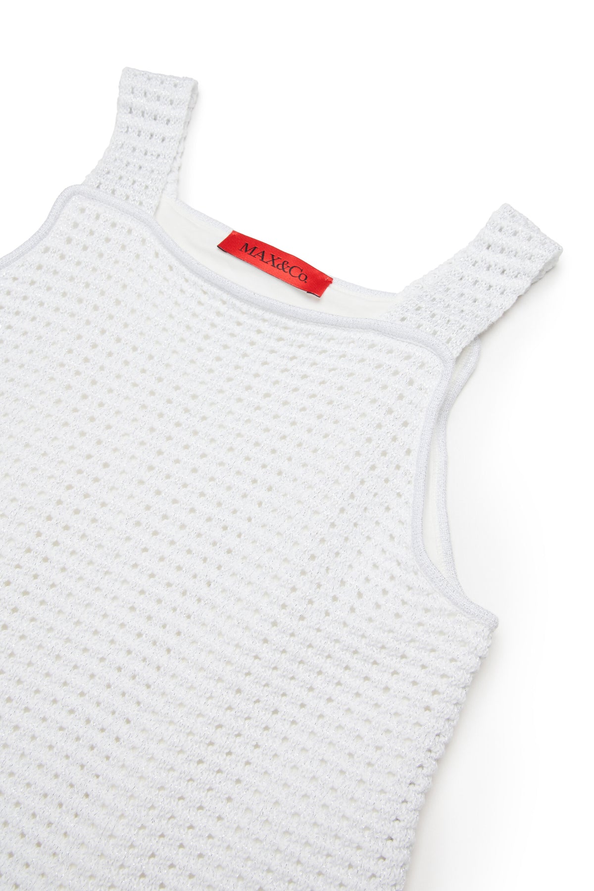 Vestido de punto con logo