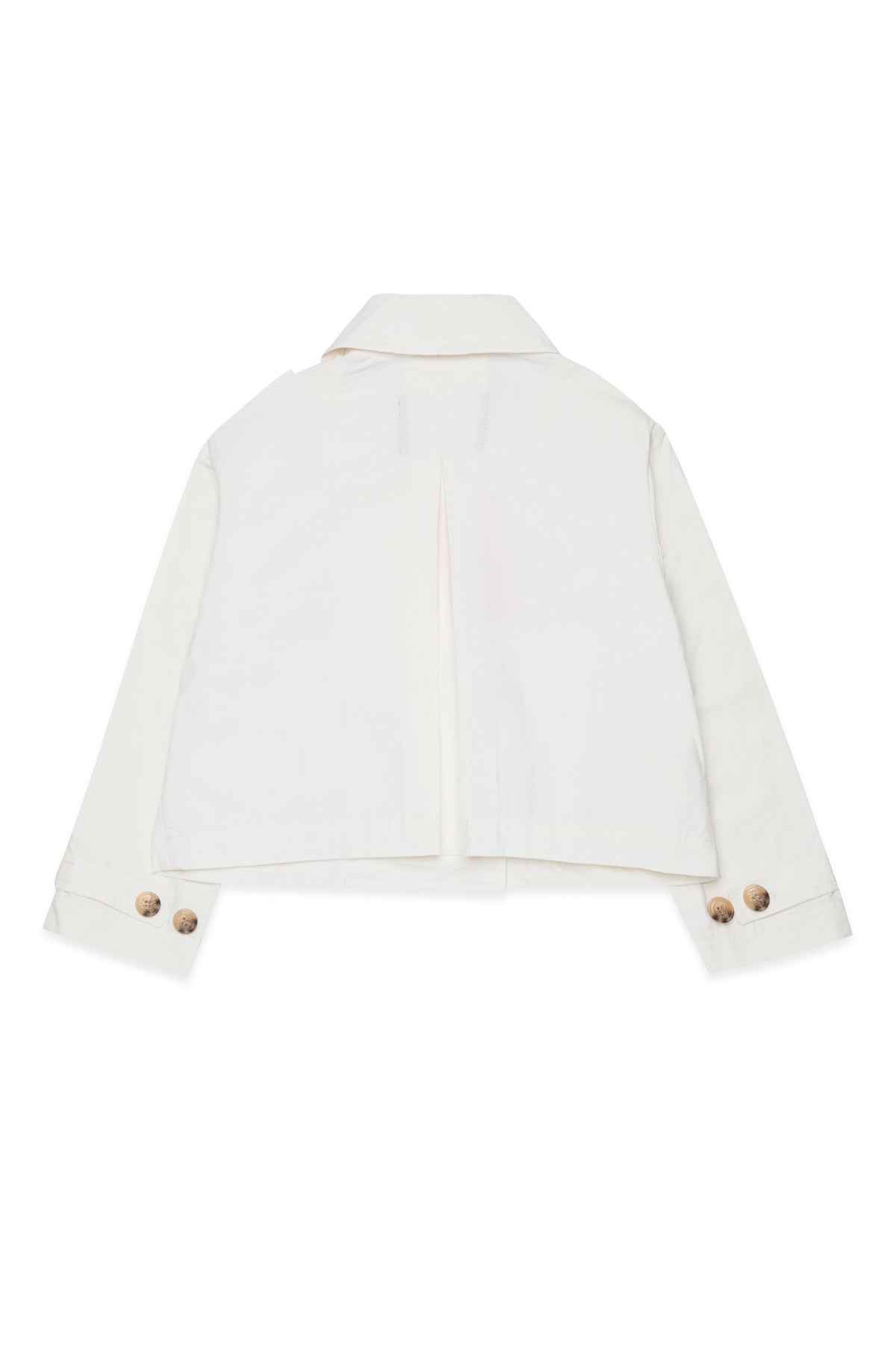 Double-breasted jacket with logo