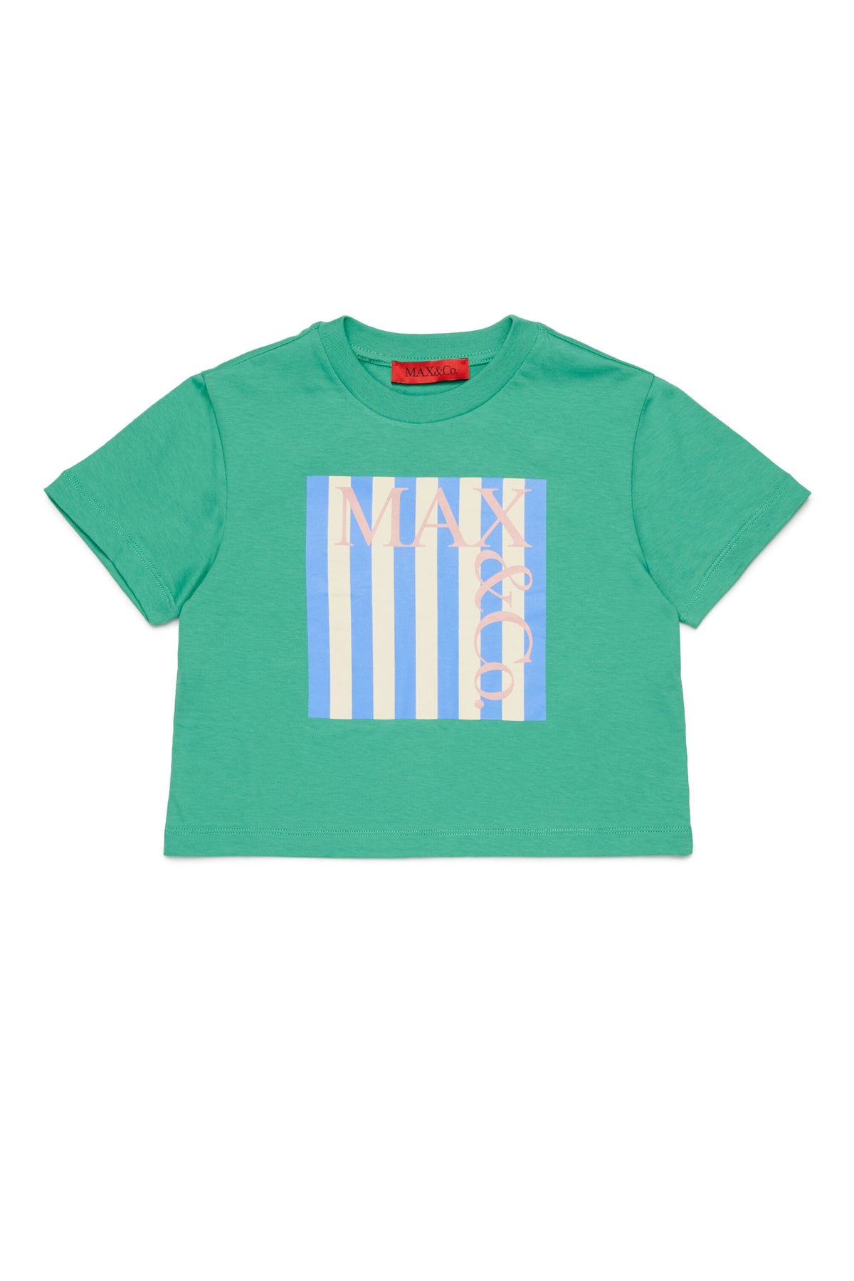T-shirt with oversized front logo