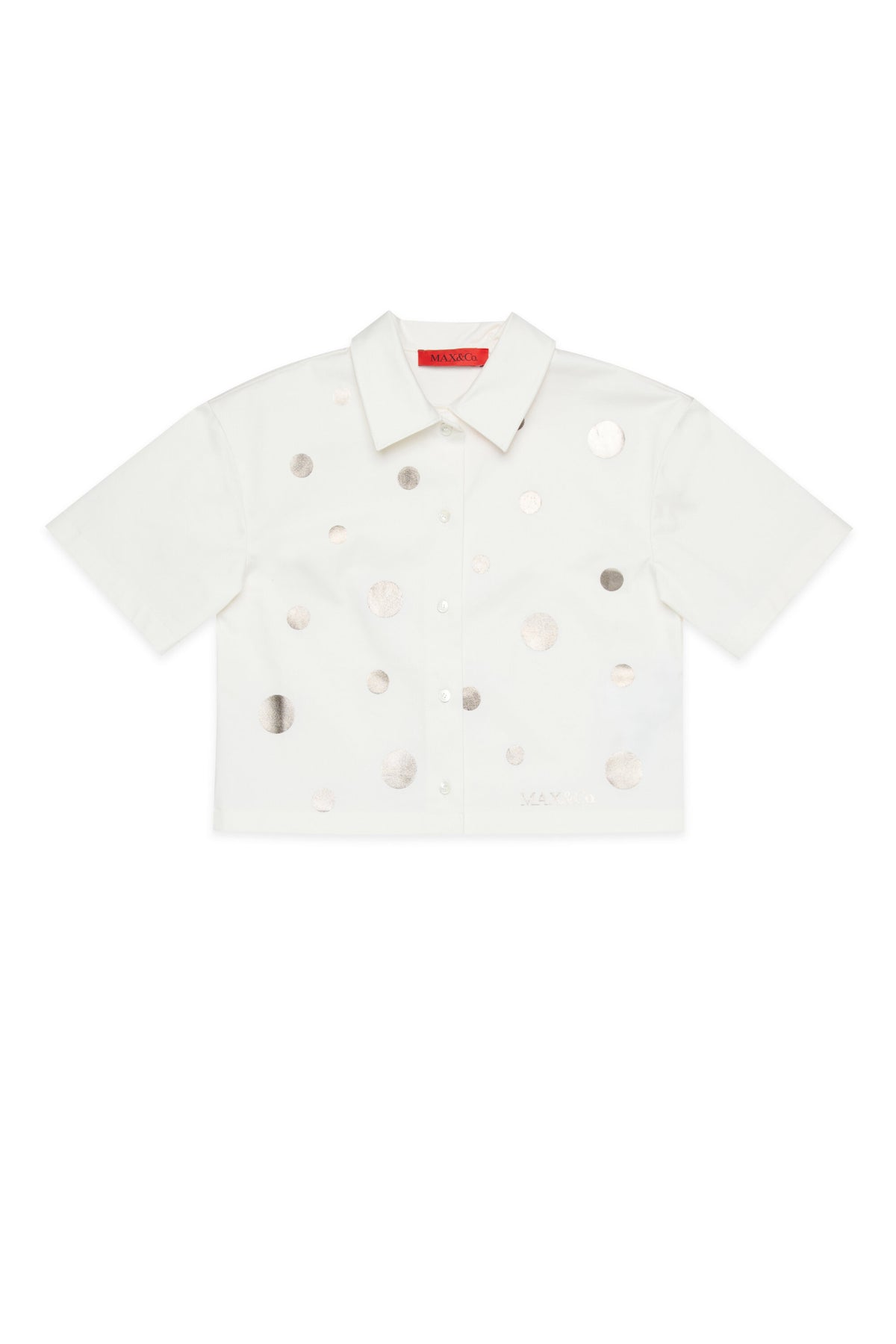 Short-sleeved shirt with logo