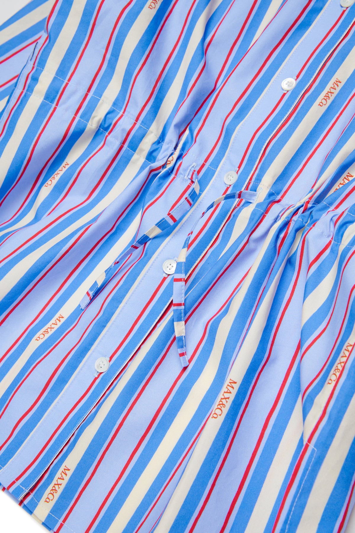 Chemise à rayures avec logo