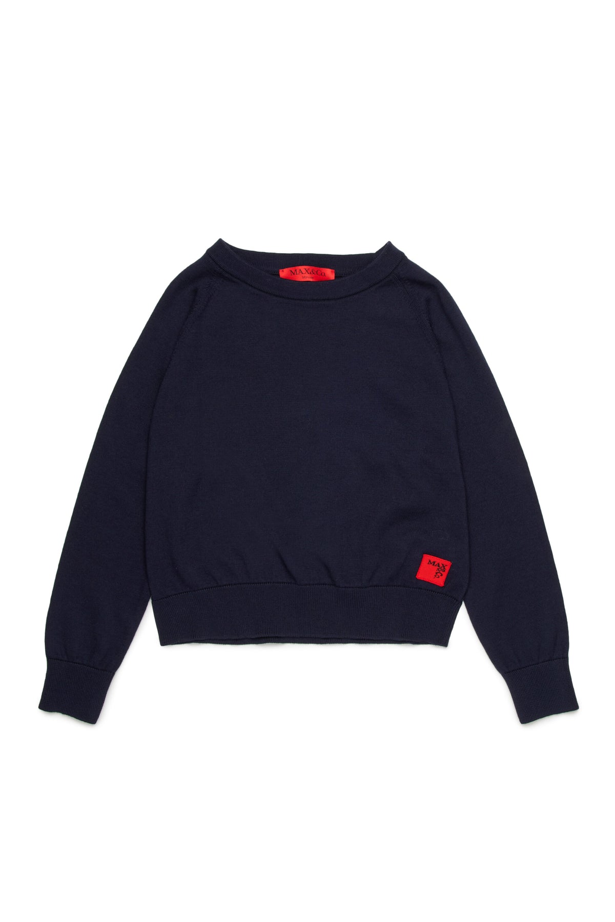 Pull col rond avec logo
