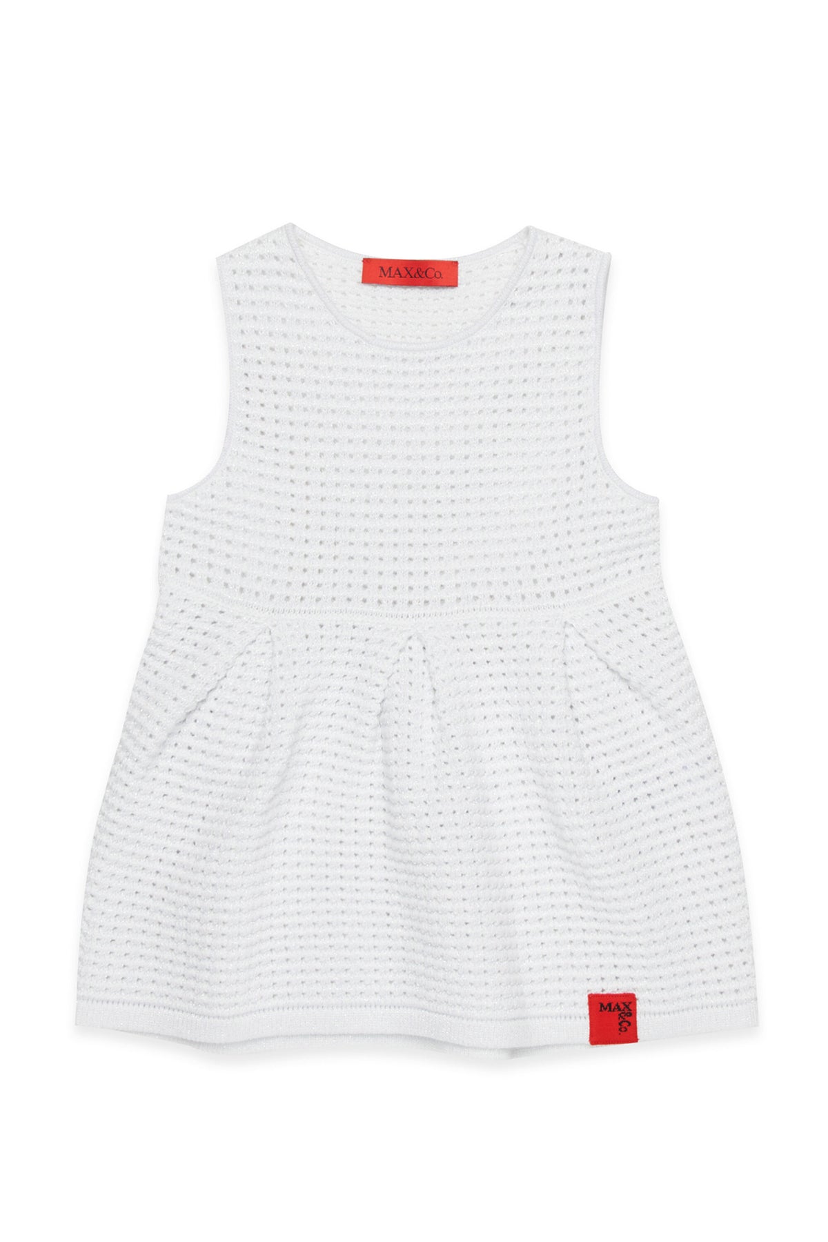 Top de crochet sin mangas