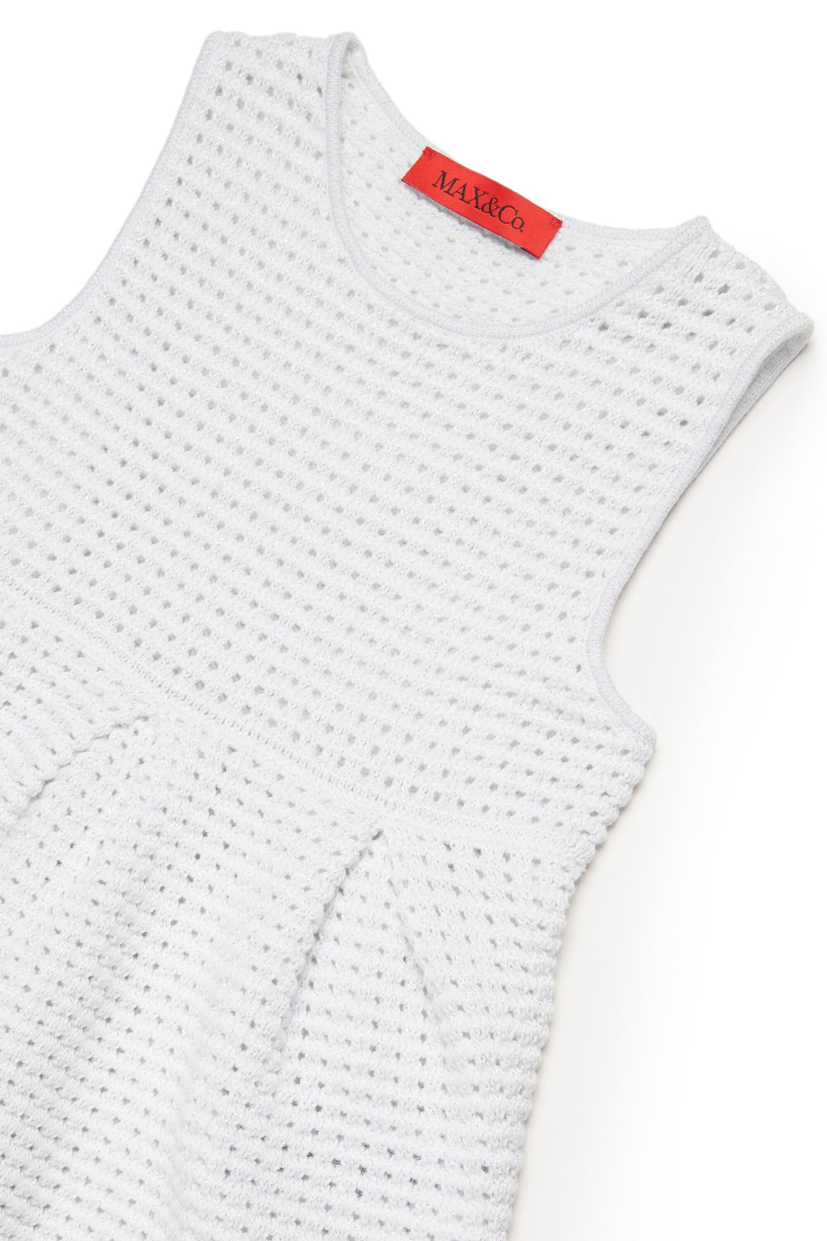 Top de crochet sin mangas