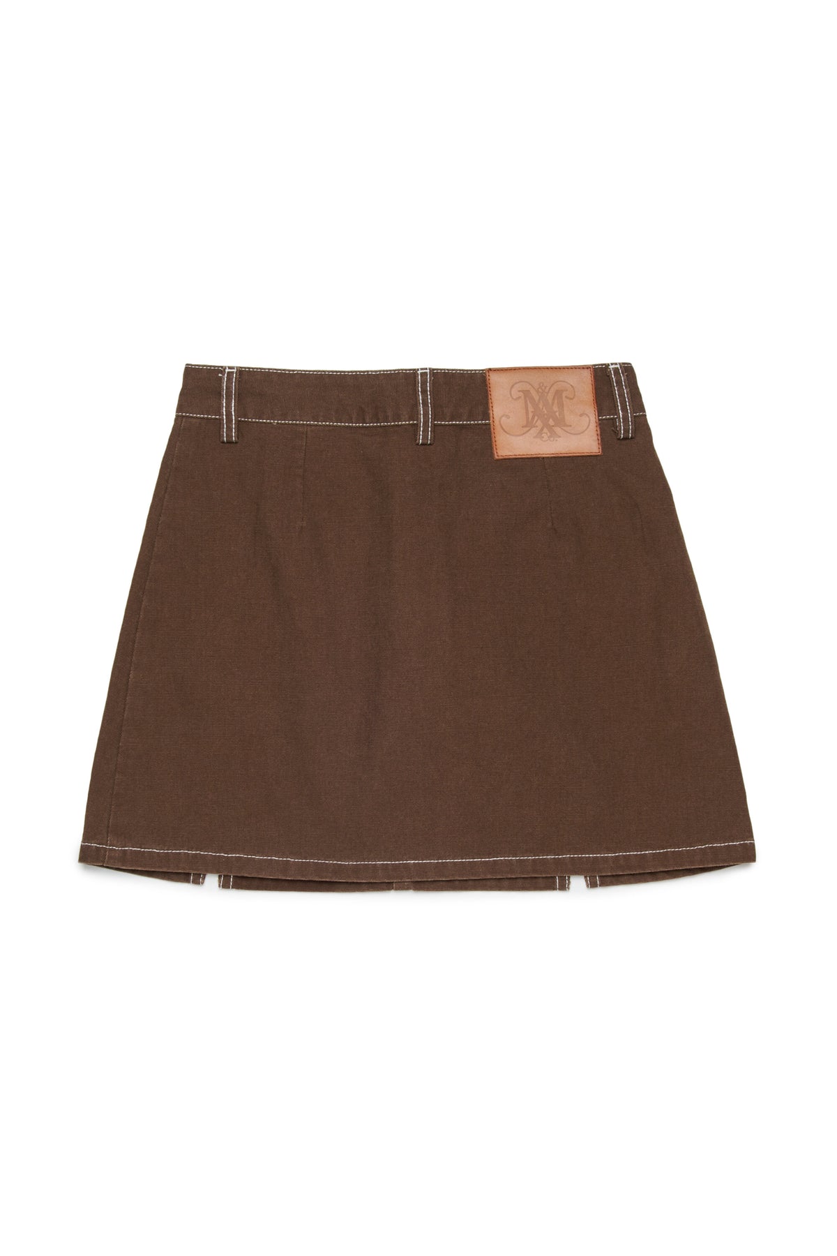 Falda corta con logo