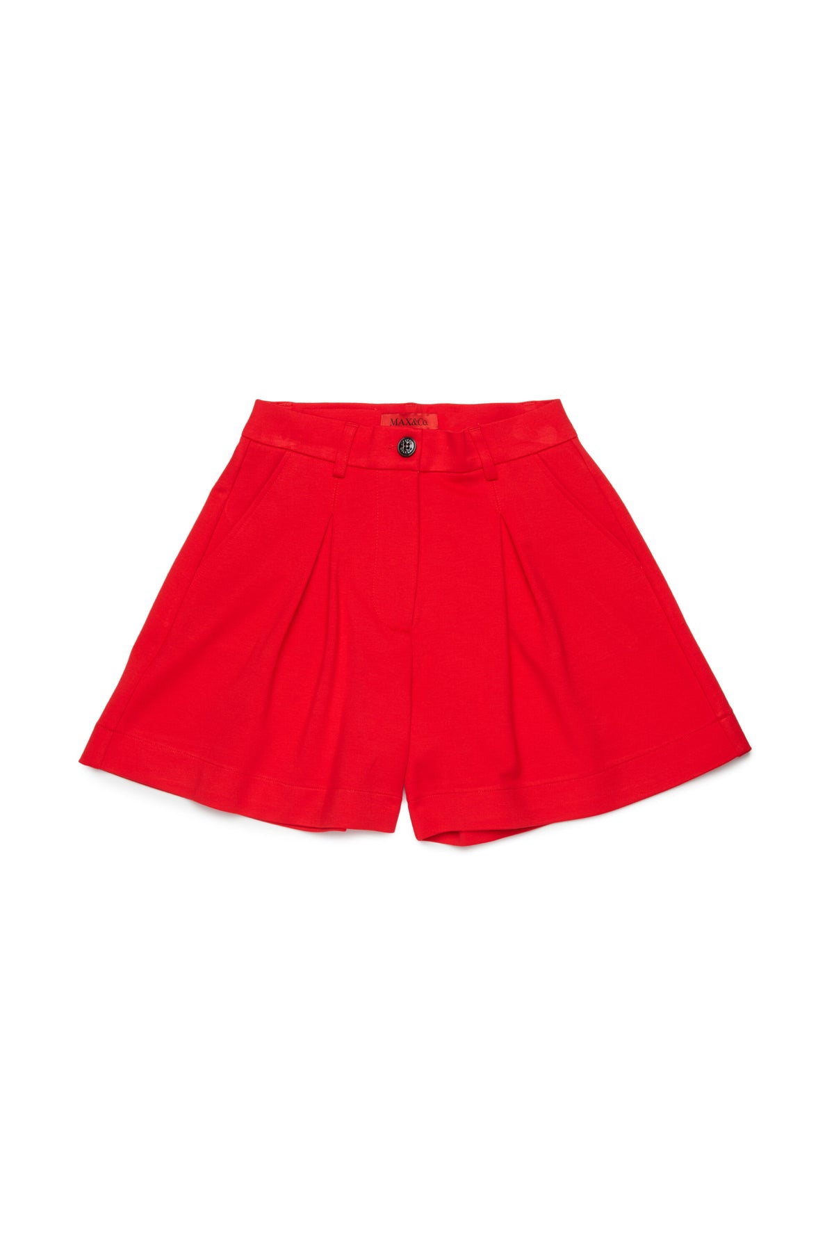 Shorts formales con logo en la parte trasera