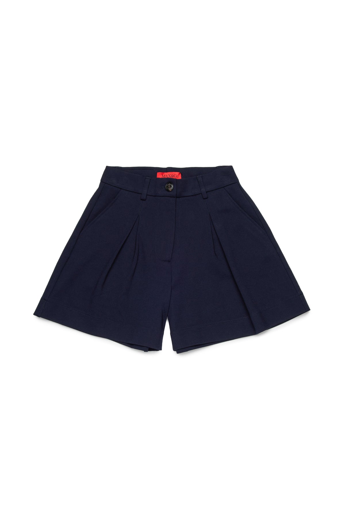 Shorts formales con logo en la parte trasera