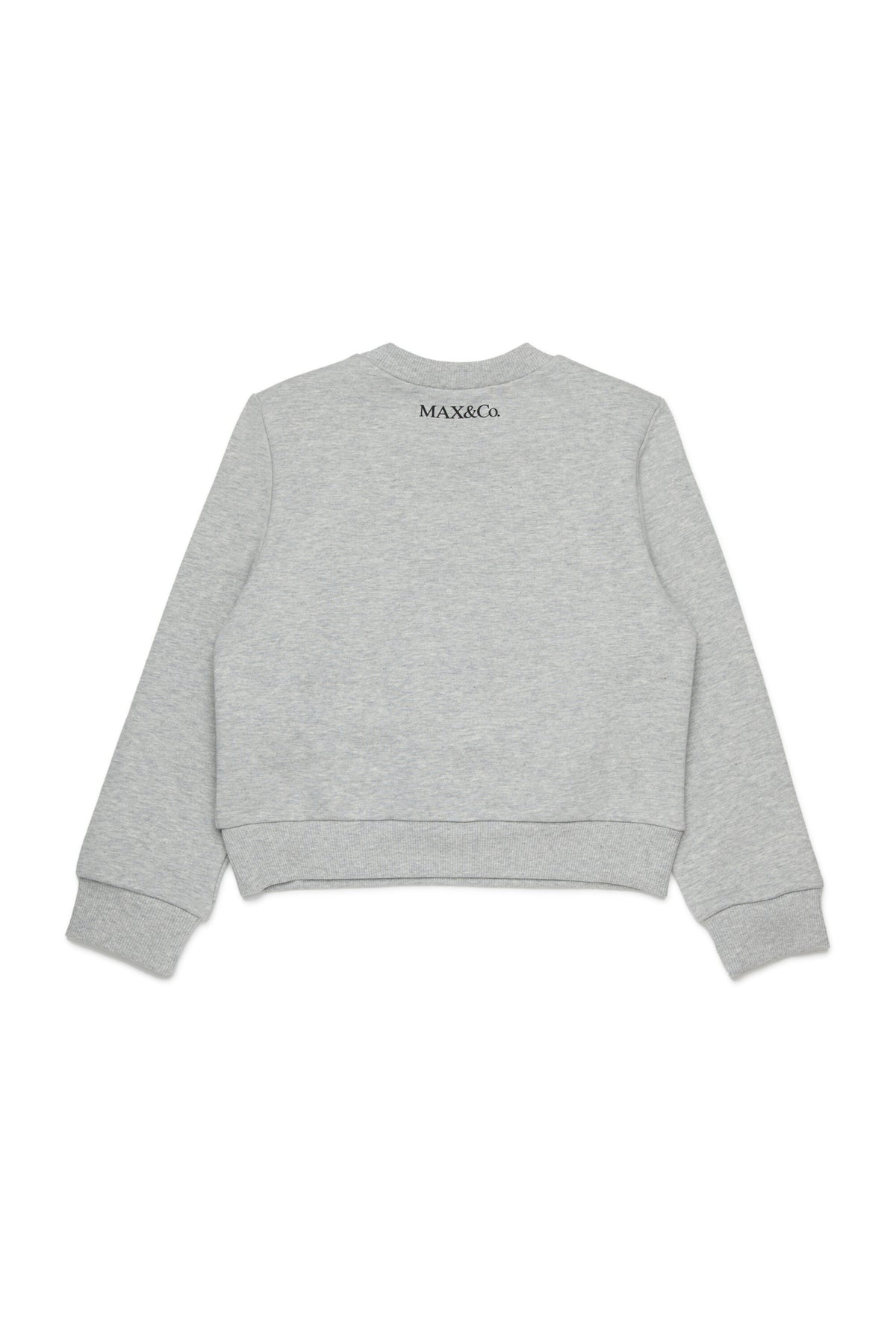 Sudadera de cuello redondo con logo estampado