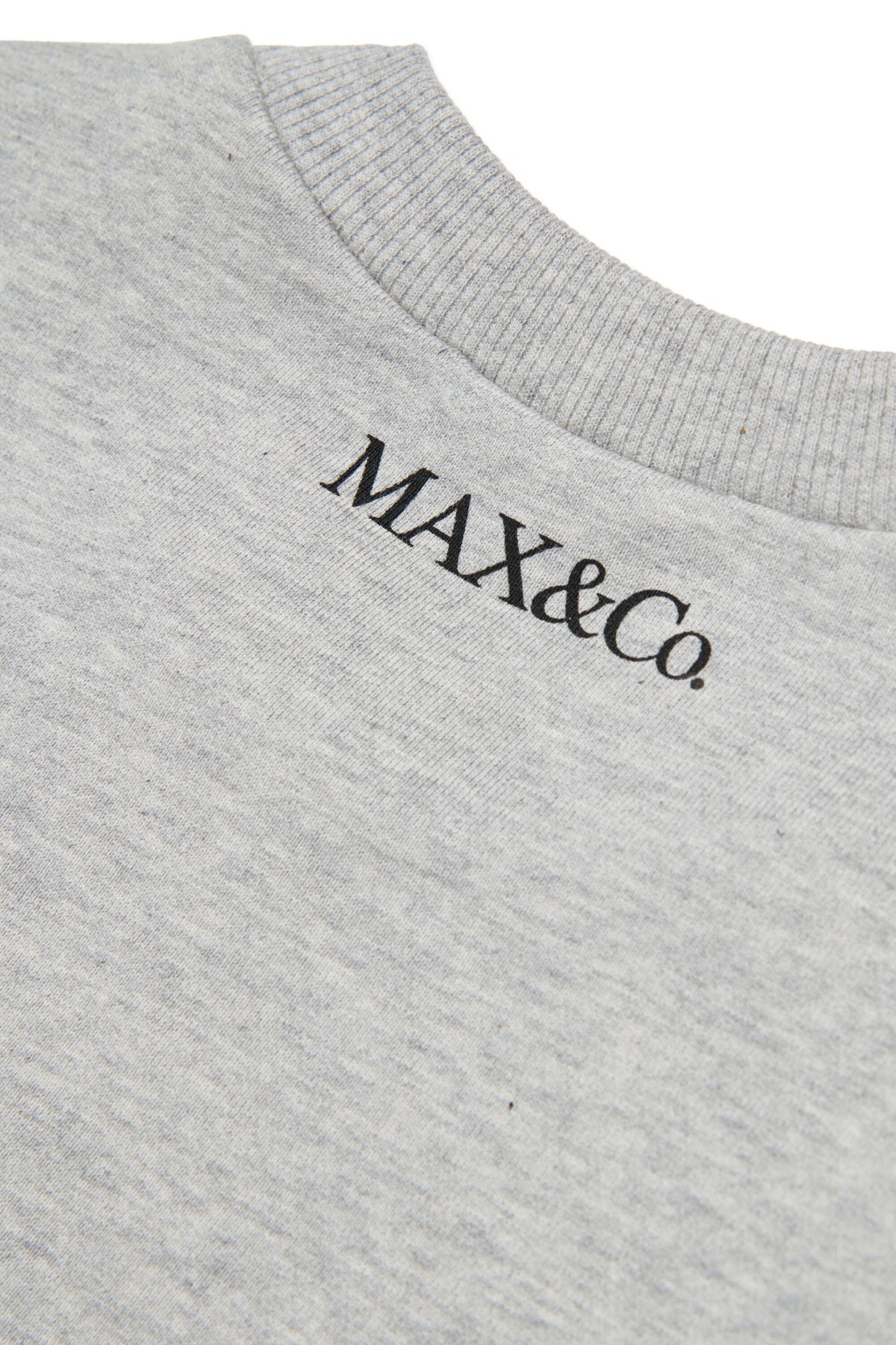 Sudadera de cuello redondo con logo estampado