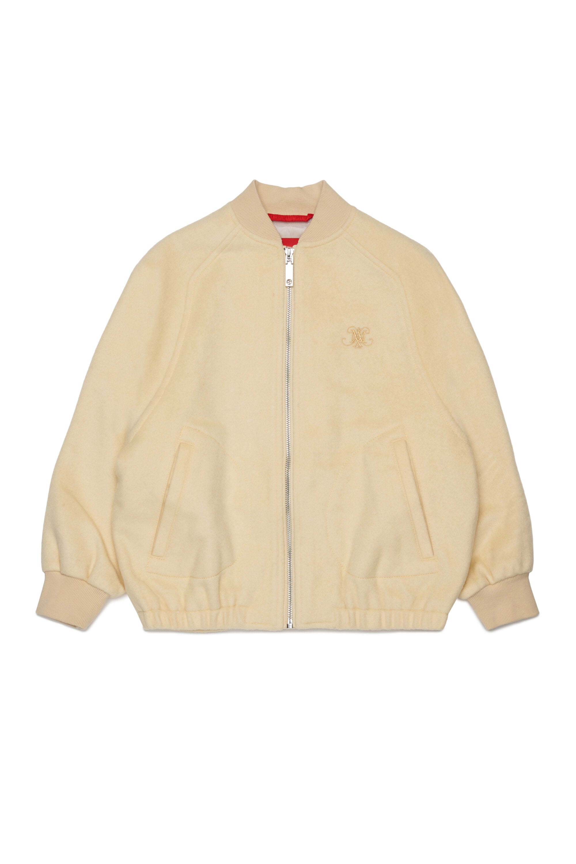 Bomber jacket with logo