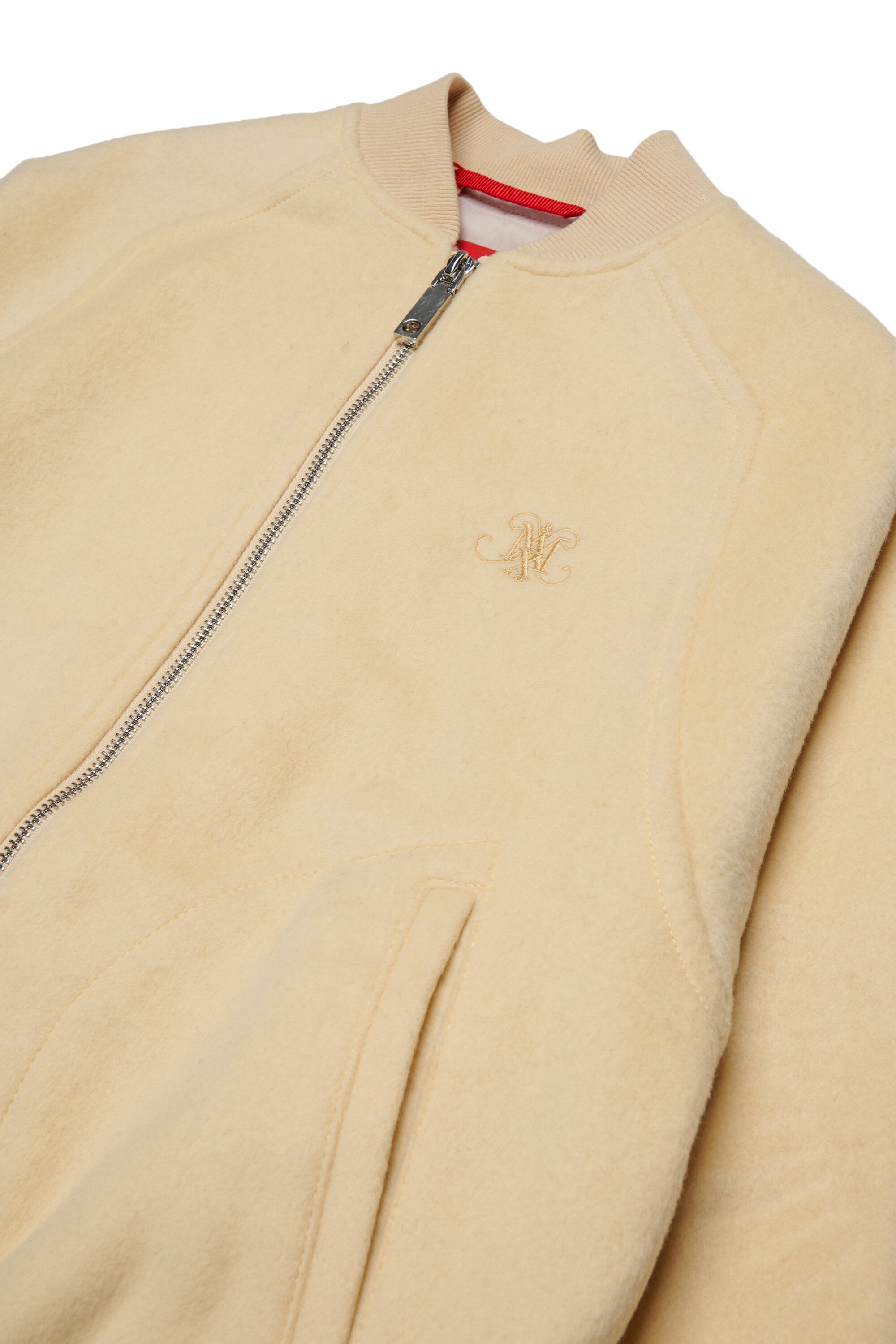 Bomber jacket with logo