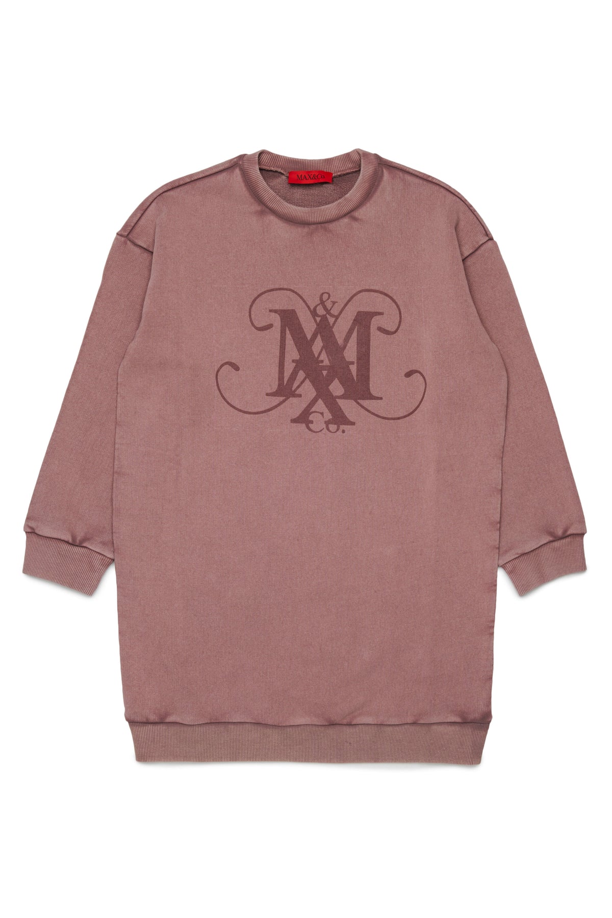 Vestido sudadera con logo