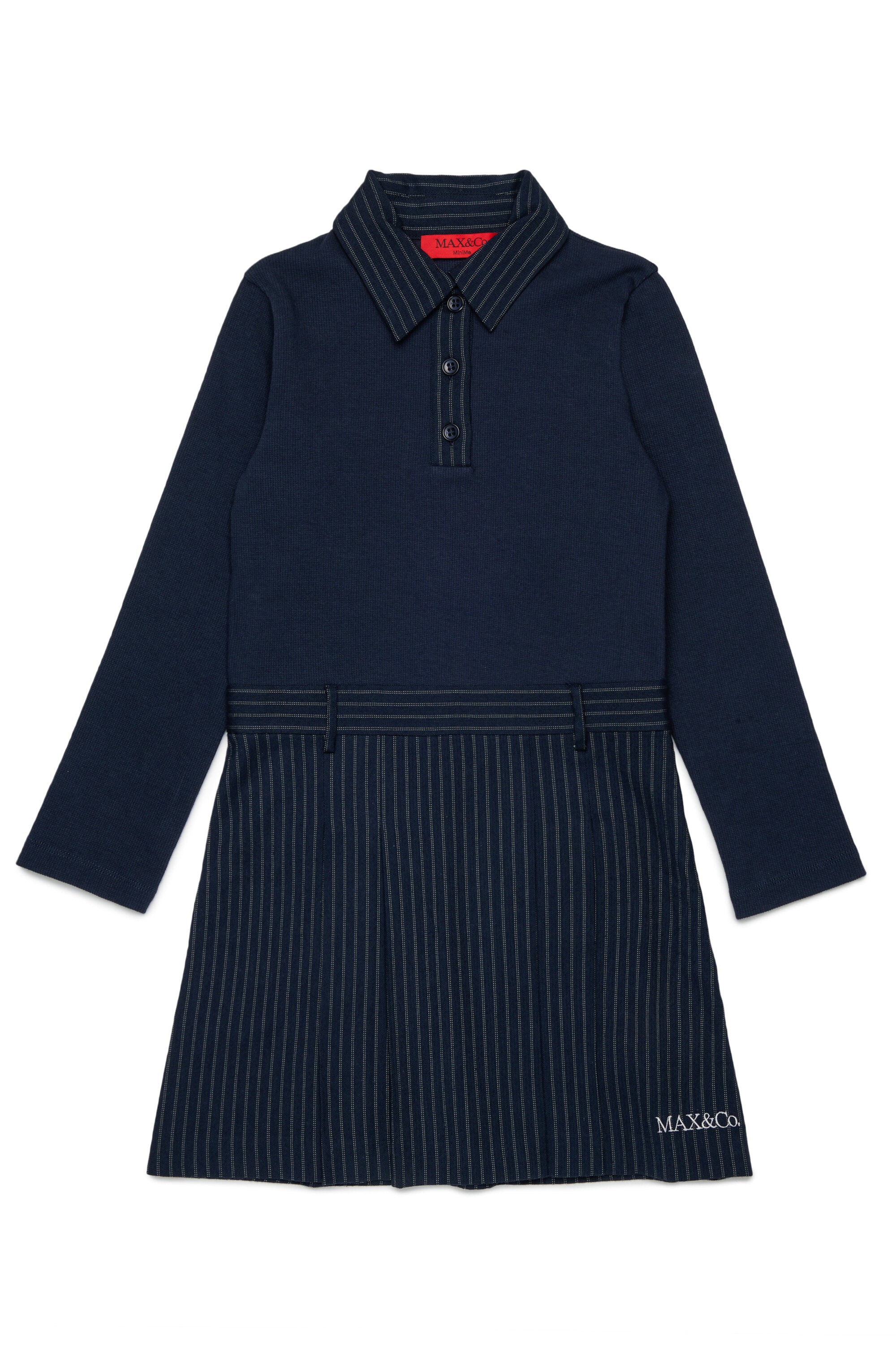 Vestido tipo polo con logo