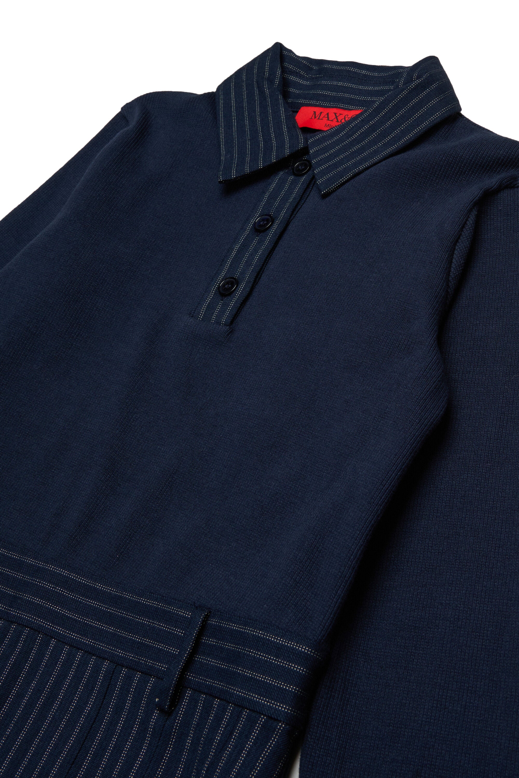 Vestido tipo polo con logo