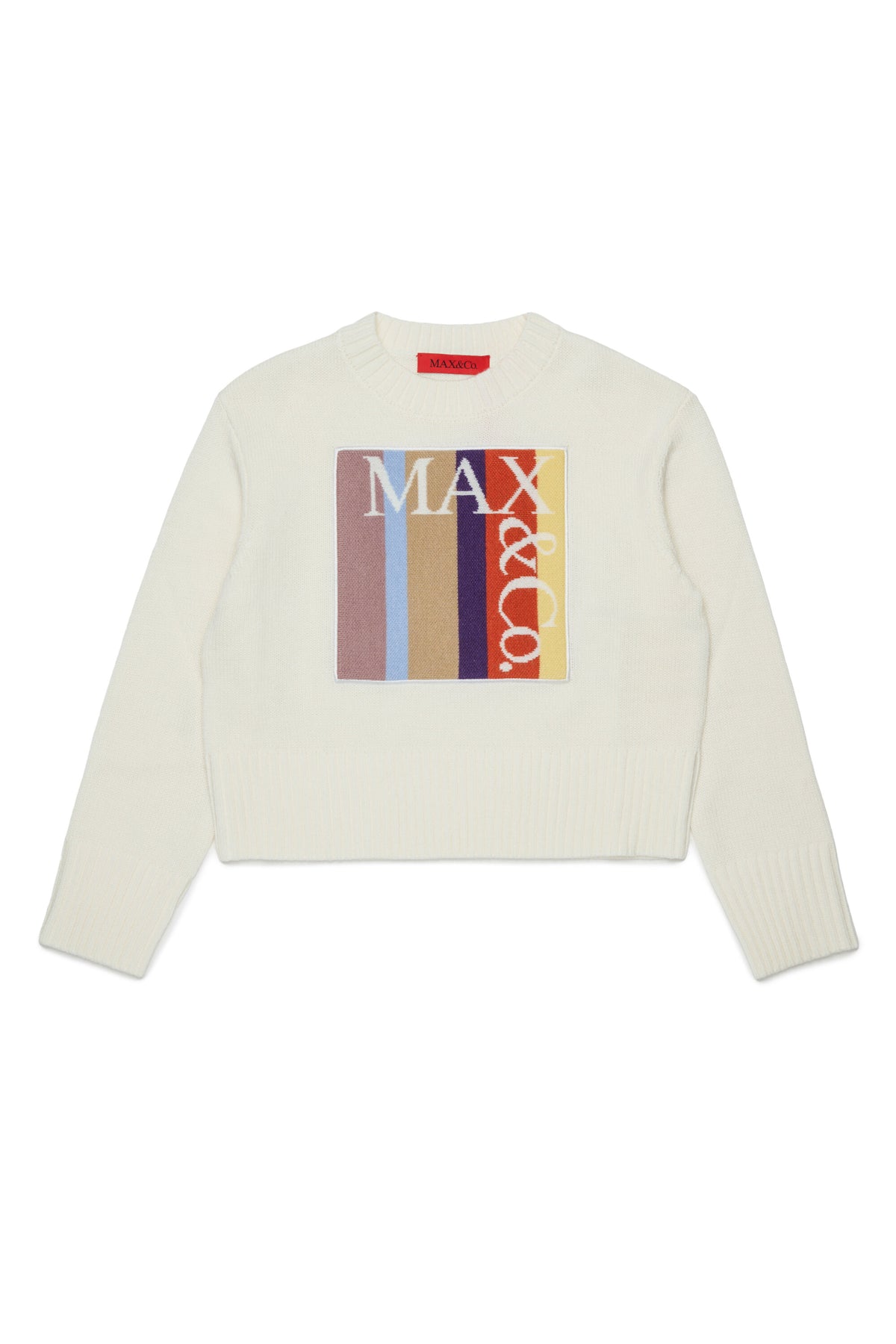 Pull col rond avec logo