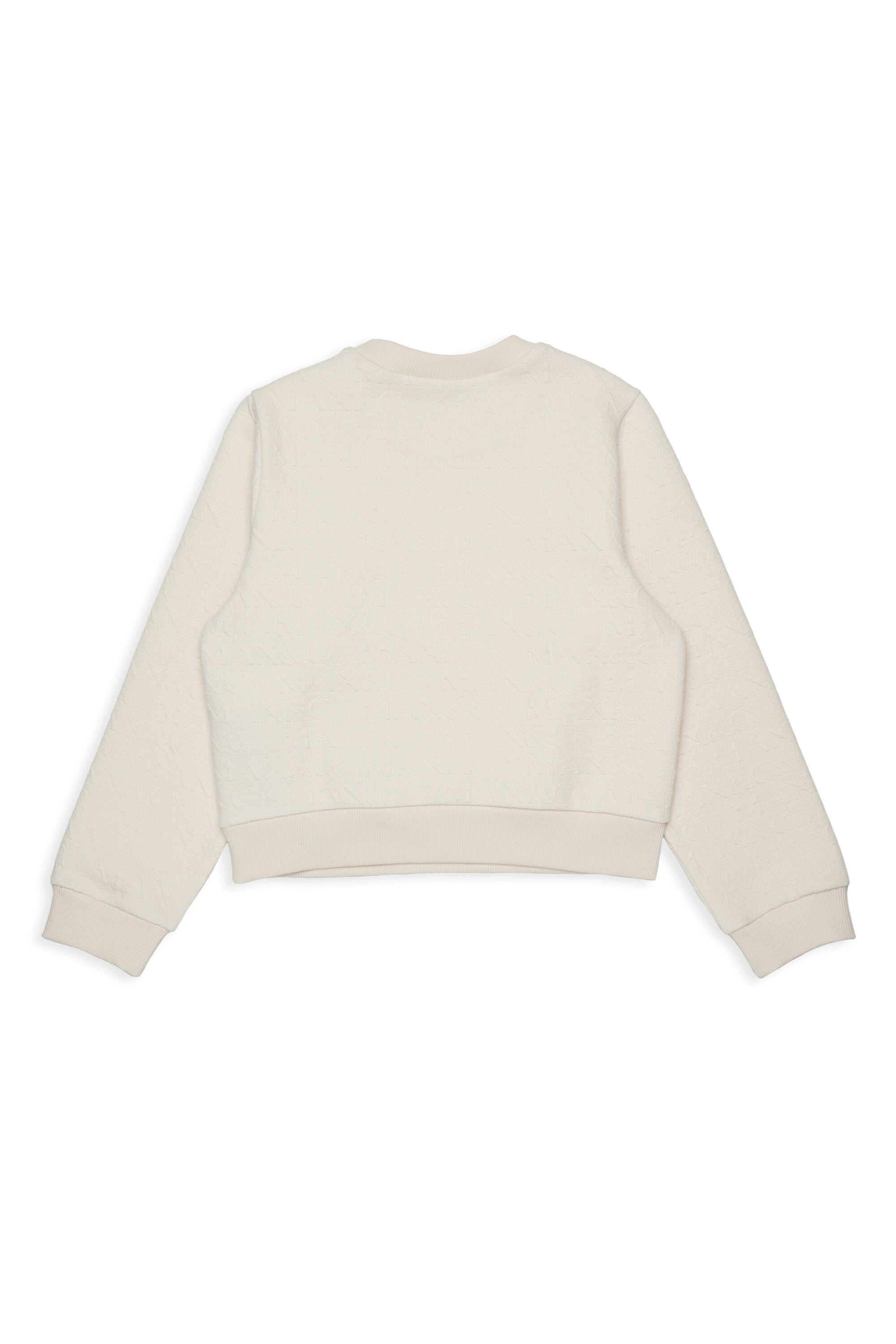 Sweat-shirt col rond en jacquard