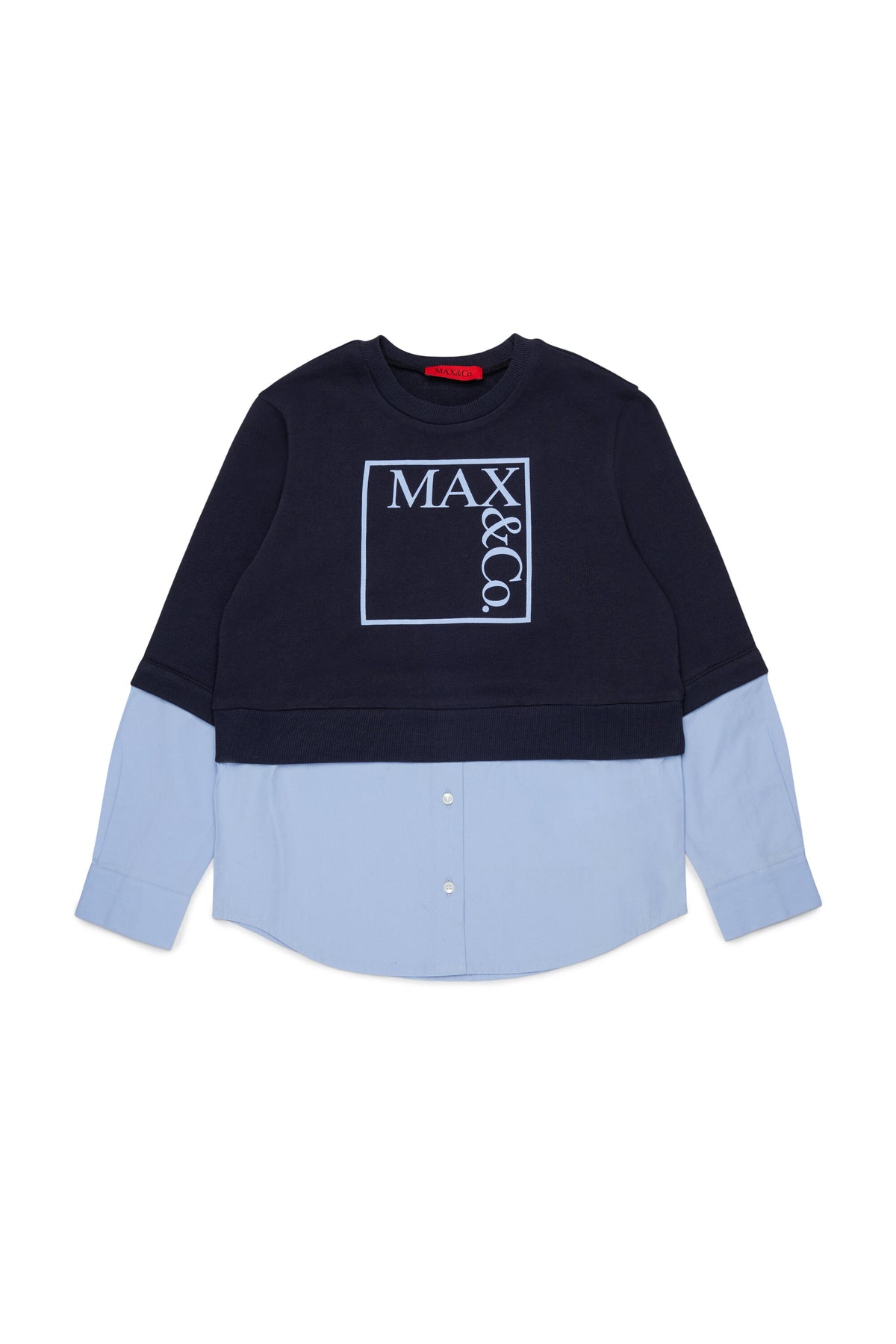 Crew-neck sweatshirt with logo