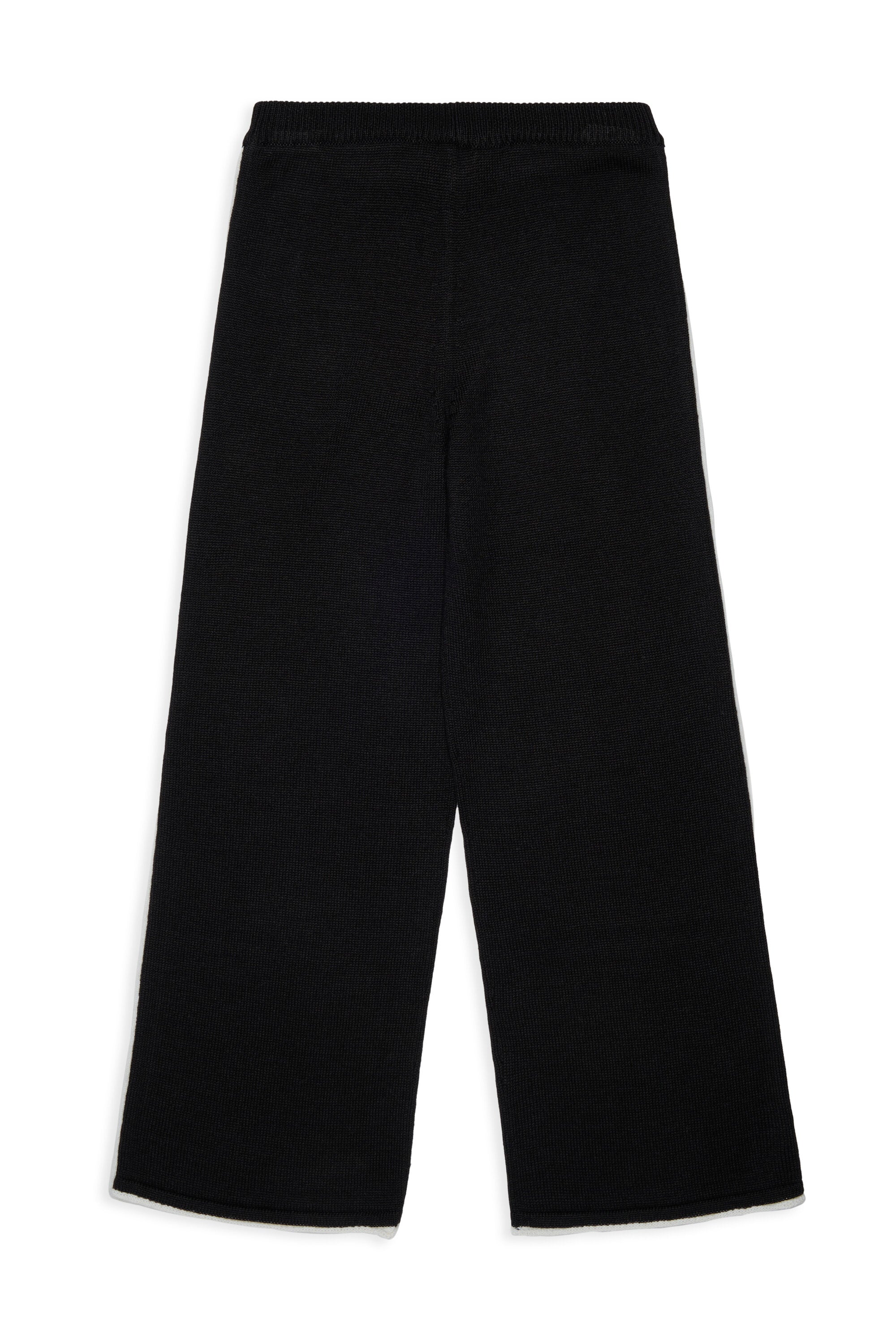 Knit pants with logo
