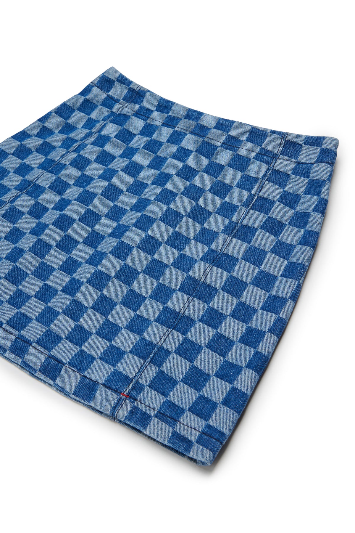 Jupe à carreaux avec logo