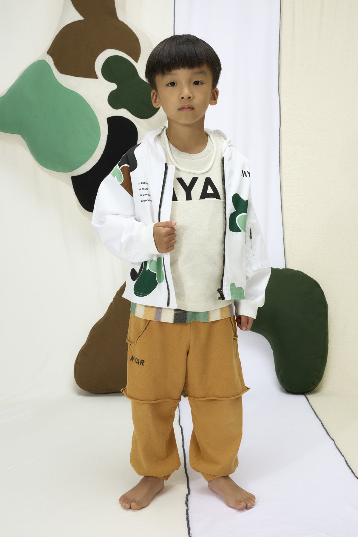 Pantalones de felpa con logo