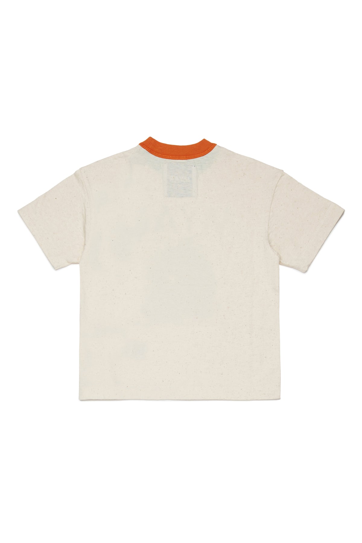 Robot print crew-neck T-shirt