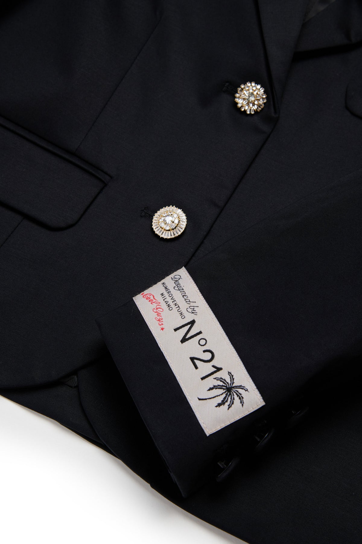 Veste blazer avec détails bijoux
