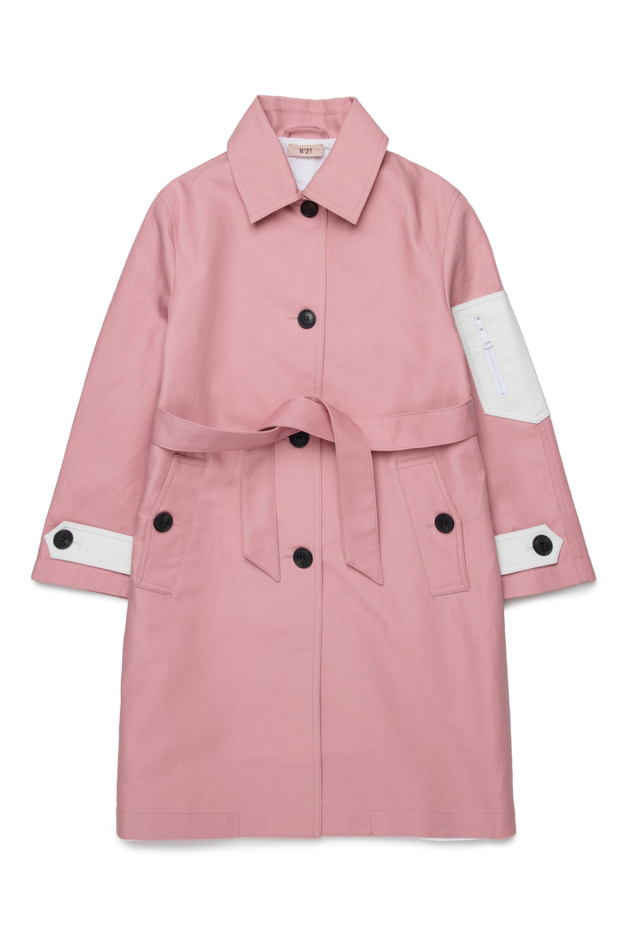 Gabardina con logo